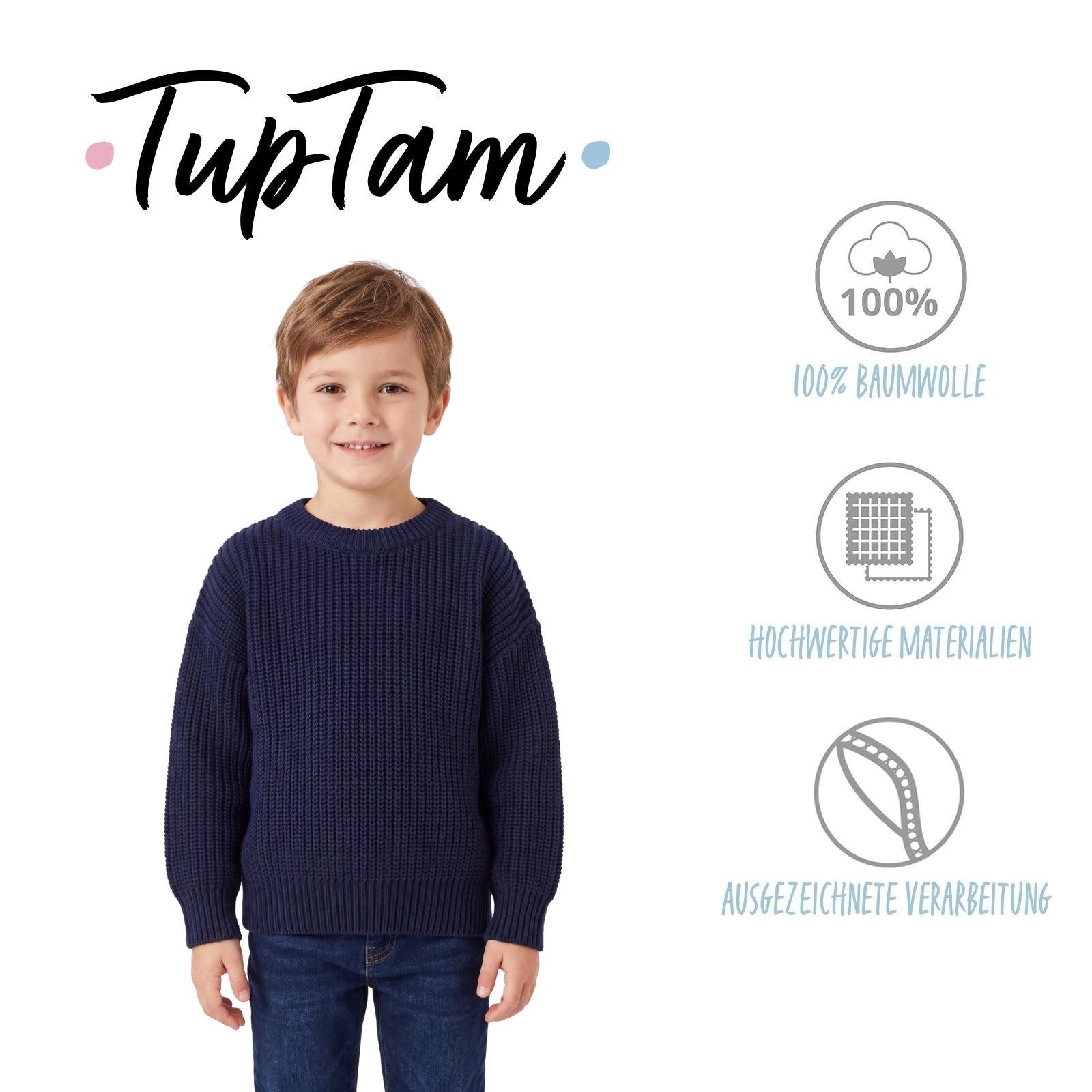 TupTam Strickpullover TupTam Strickpullover Bio- Baumwolle Junge Mädchen