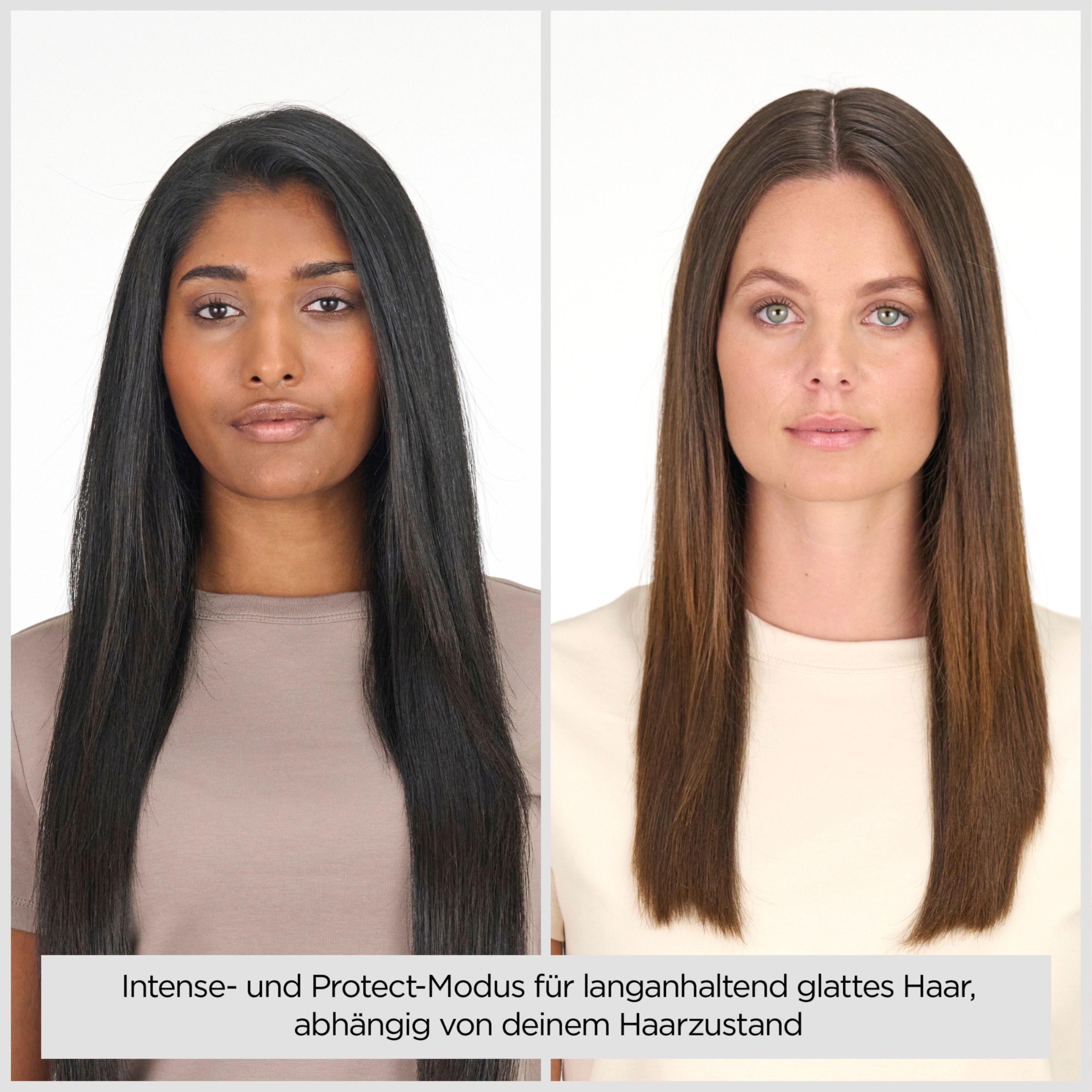 BaByliss Glätteisen Smooth Pro 235 professionelles Glätteisen, ST394E, Nano-Keramikbeschichtung, 6 Temperaturstufen 140°C - 235°C, Ionen