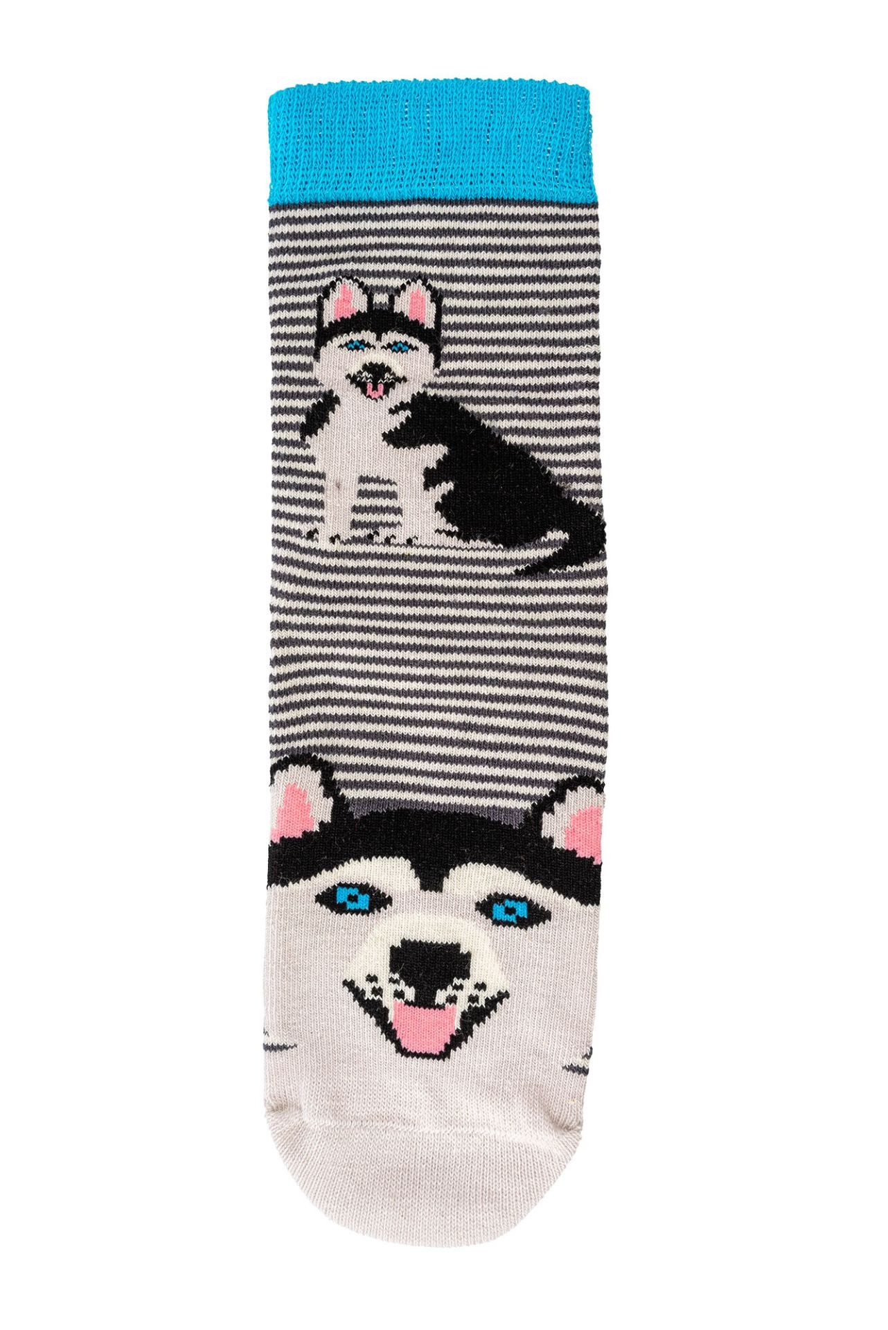 Wowerat Freizeitsocken 3 Paar weiche Kindersocken Lustige Hunde, für Jungen & Mädchen – Bild 5 von 5
