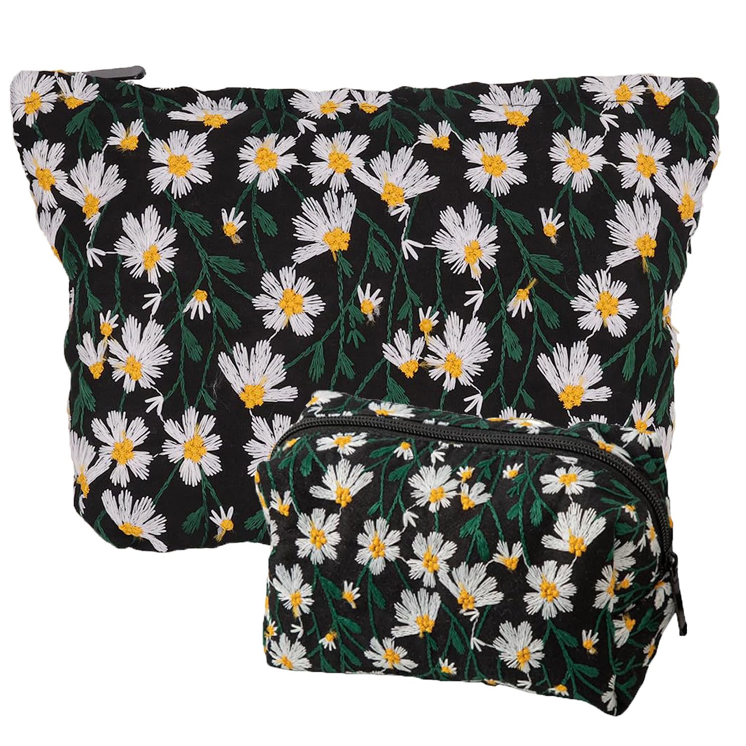 Kosmetiktasche Zwei Damen Kosmetiktaschen, Gänseblümchen Waschbeutel