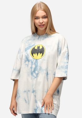 Recovered T-Shirt Batman Split Graphic GOTS zertifizierte Bio-Baumwolle