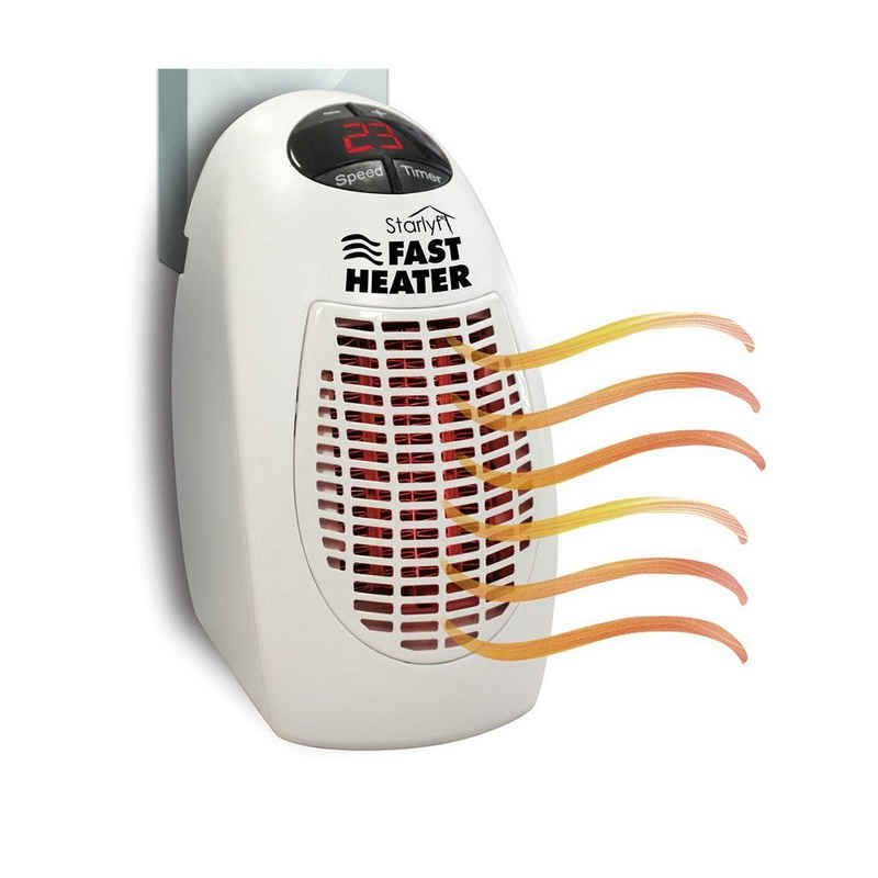 Starlyf Heizlüfter Fast Heater, 400 W, tragbare und leistungsstarke Steckdosen Mini Heizung