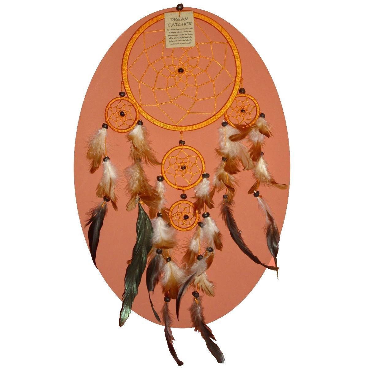 SIMANDRA Hängedekoration Traumfänger (16 cm), L: 40 cm