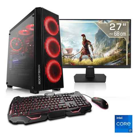 CSL HydroX V27320 Gaming-PC-Komplettsystem (27", Intel® Core i7 12700F, GeForce RTX 3070, 32 GB RAM, 1000 GB SSD)