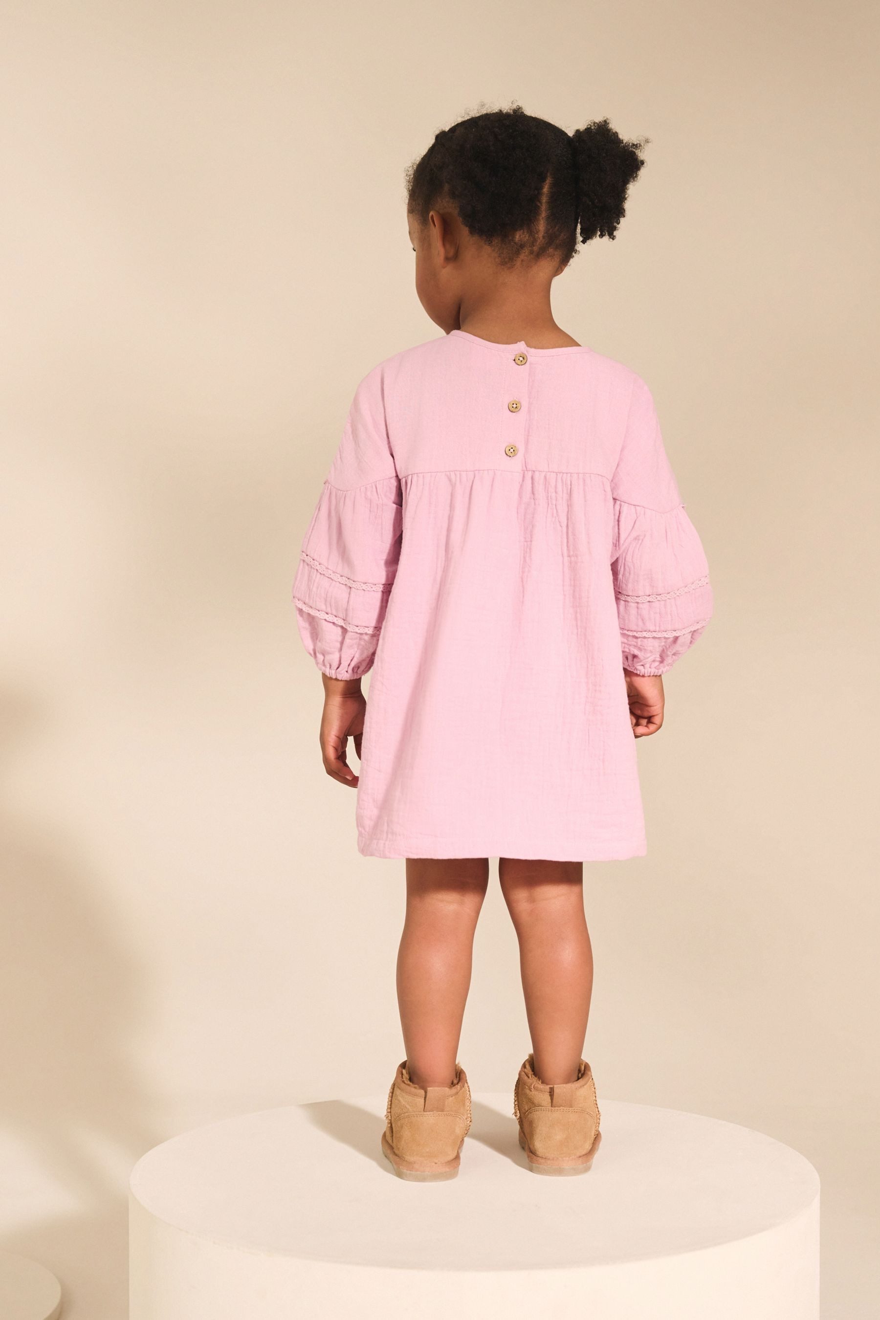 Next Blusenkleid Strukturiertes Kleid (1-tlg) günstig online kaufen