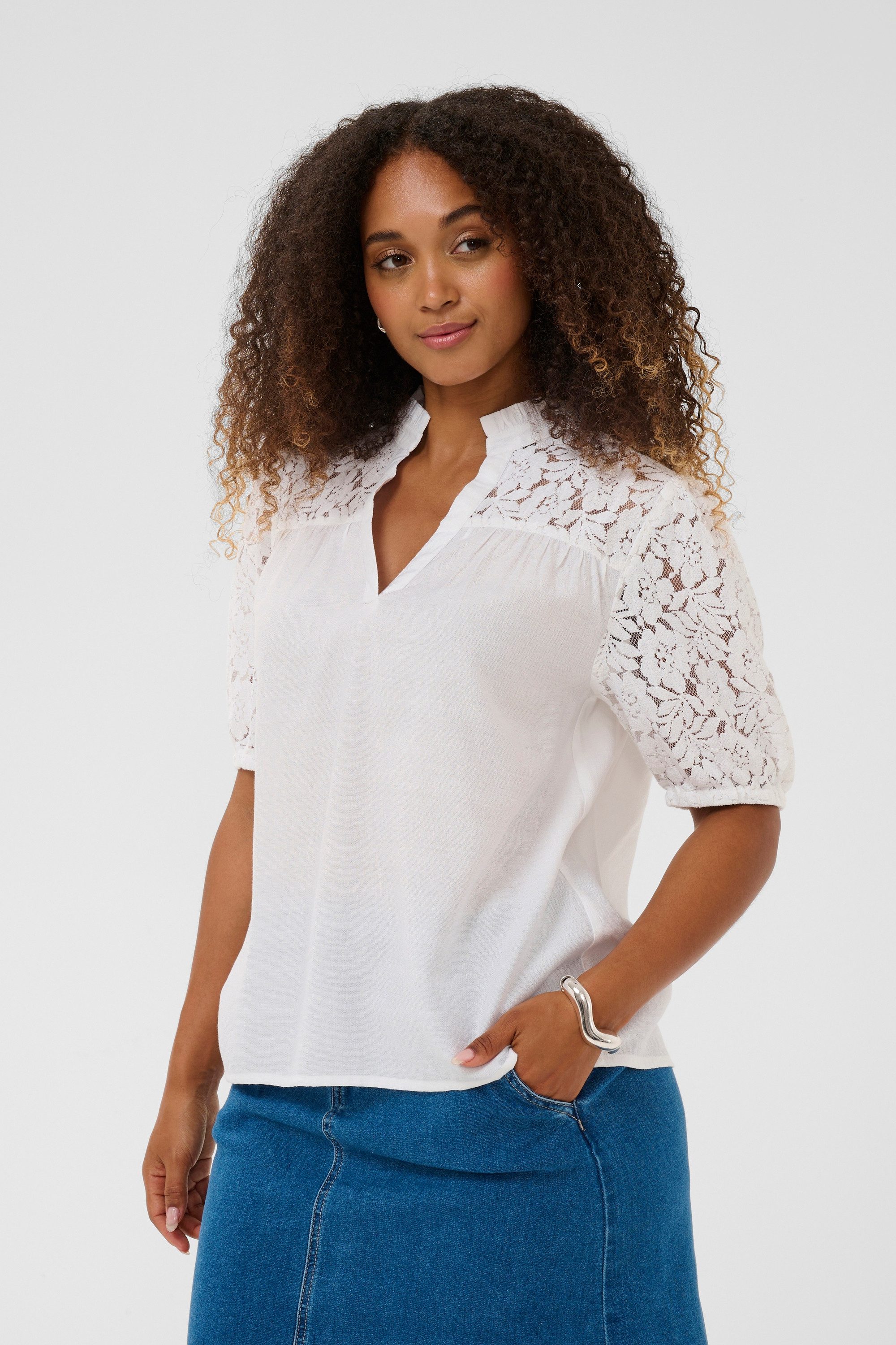 Cream Kurzarmbluse Kurzarm-Bluse CRLiselin günstig online kaufen