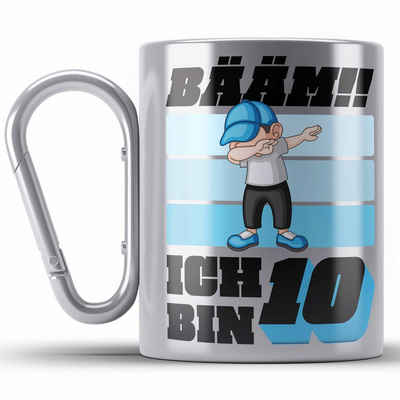 Trendation Thermotasse 10 Geburtstag Junge Jungen Geschenke Edelstahl Tasse 10er Geburtstag 1