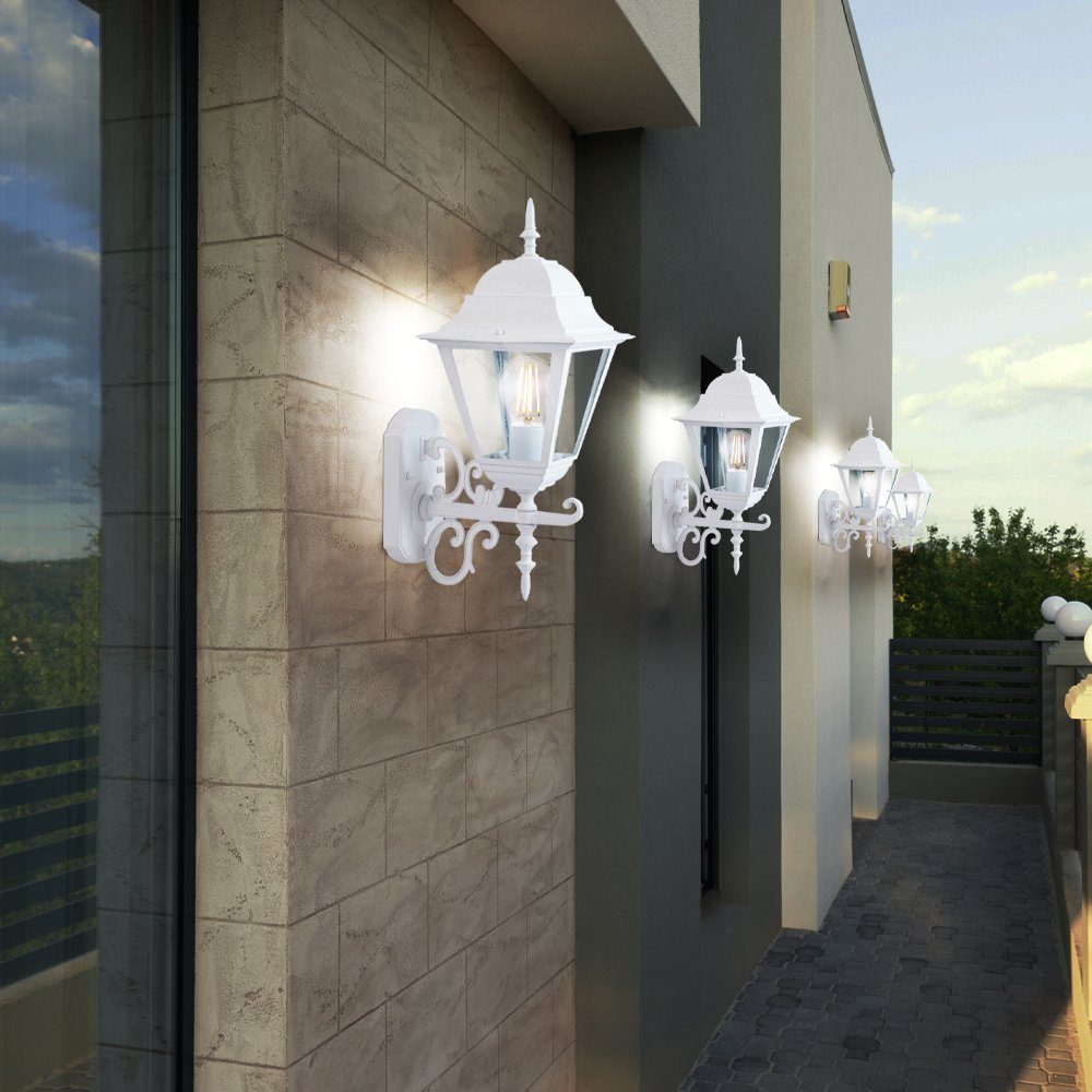 V-TAC Außen-Wandleuchte, Leuchtmittel nicht inklusive, Haus Beleuchtung Wand Bereich Antik Außen Lampe Laterne