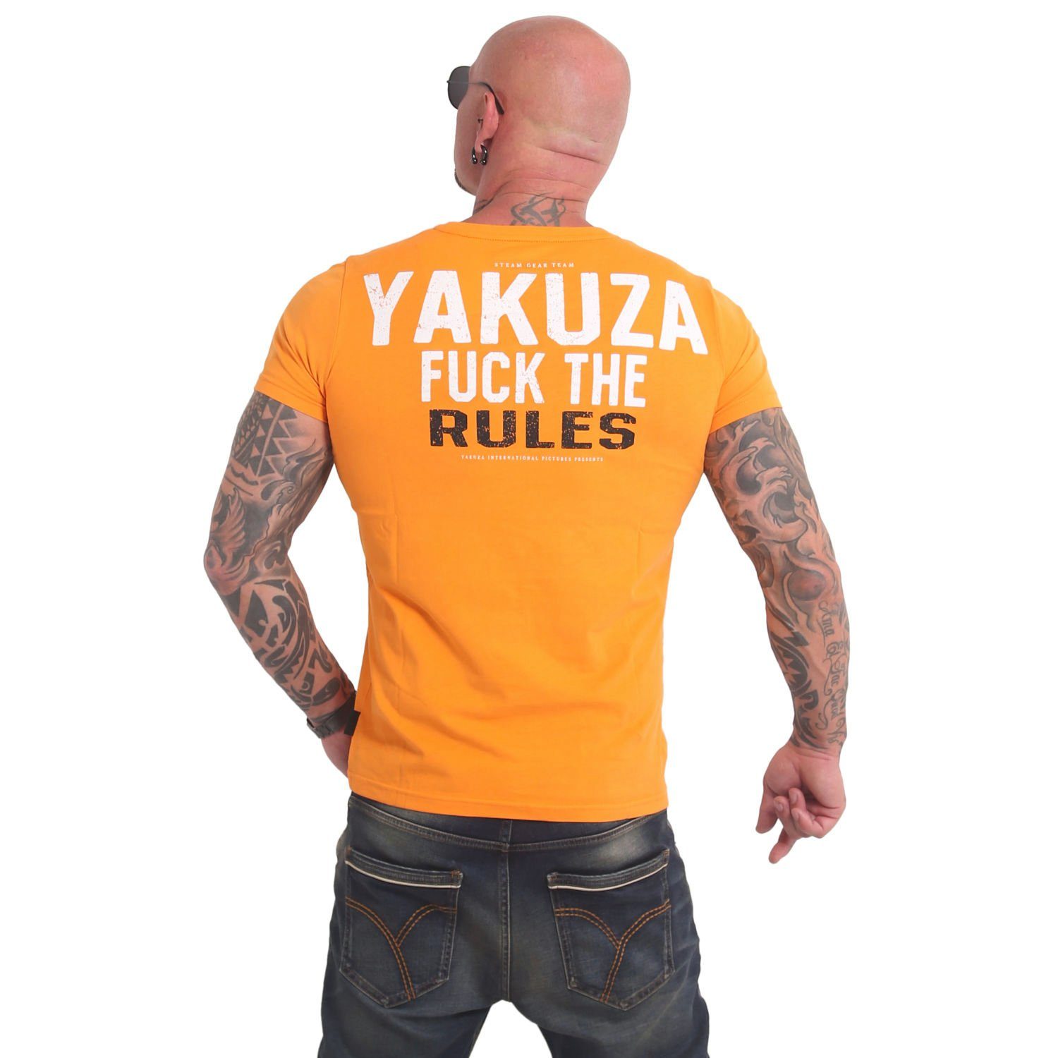 YAKUZA T-Shirt Rules bright marigold