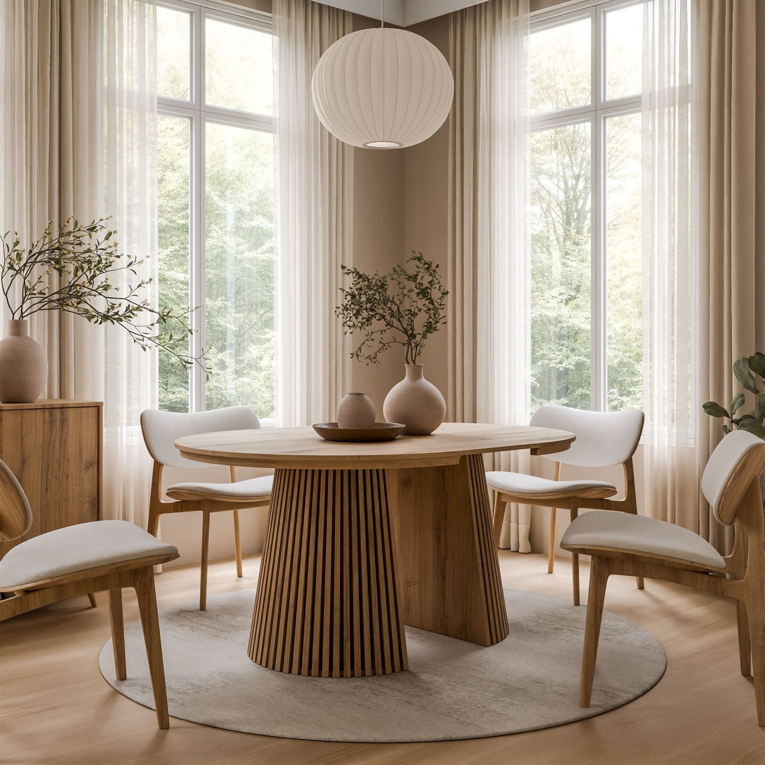 Lookway Esstisch MISTIC ausziehbar 120–200 cm, 120-200x120x75 cm – Bild 3 von 5