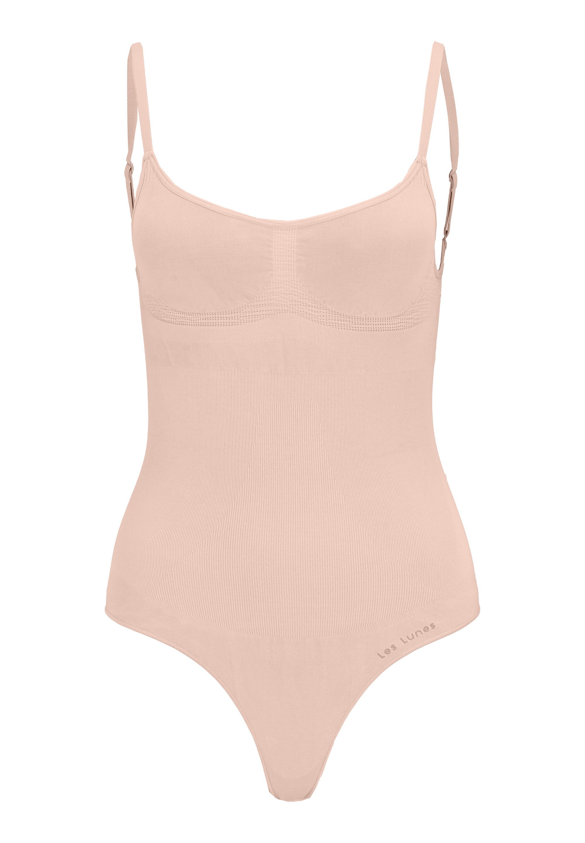 Les Lunes Kurzarmbody RAYAA Seamless Shapewear Bodysuit Shapewear, Seamless, Atmungsaktiv, Bambusviskose