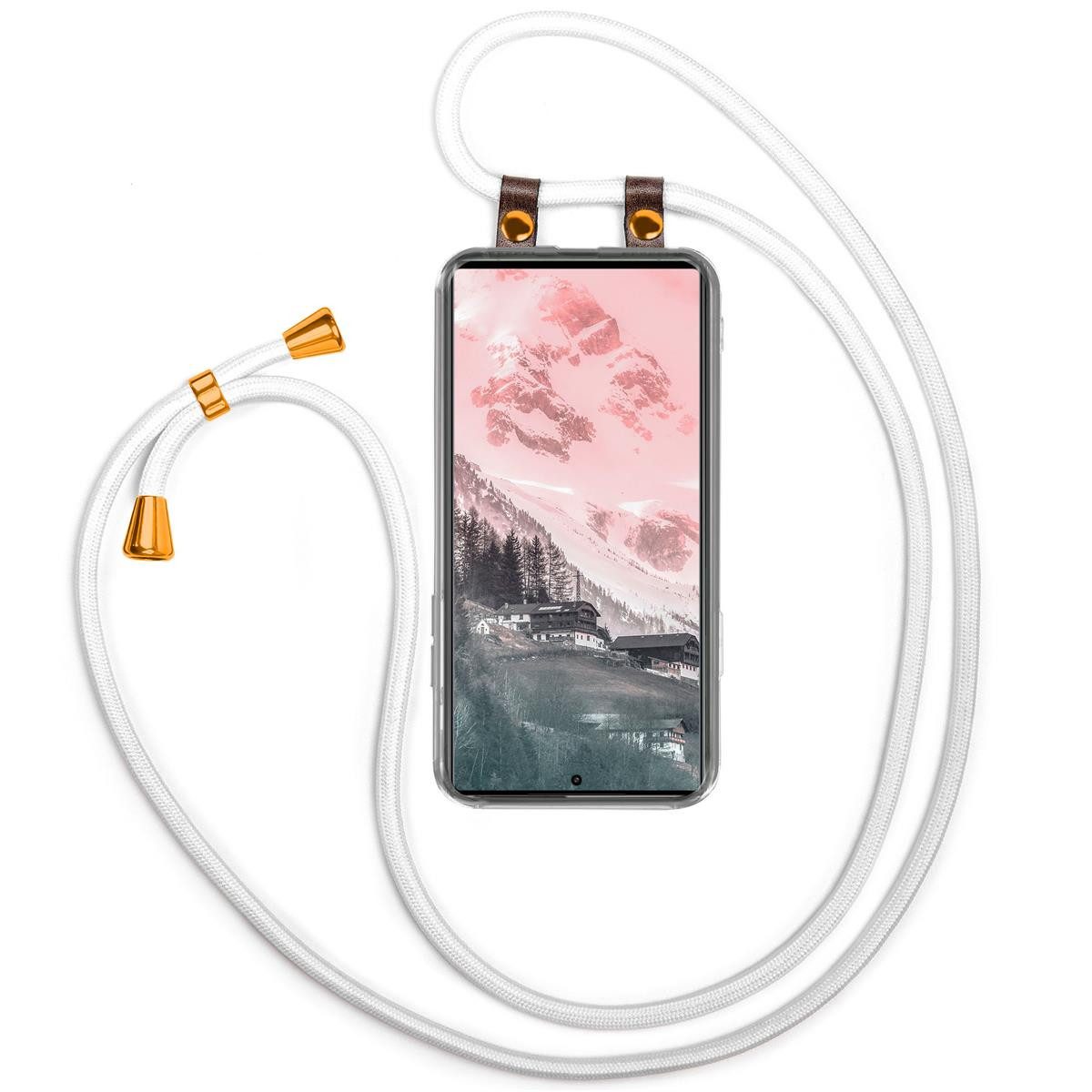 moex Handyhülle moex® Free Spirit für Samsung Galaxy S24 Ultra, Hülle mit Band, Kette abnehmbar Handyband Handyhülle zum Umhängen