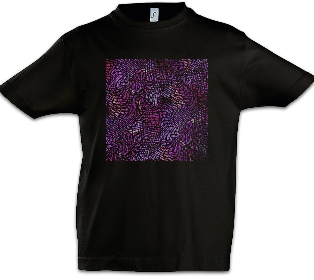 Print-Shirt Kaleidoscope Square I Kinder T-Shirt Crystal Kaleidoskop Psychedelic