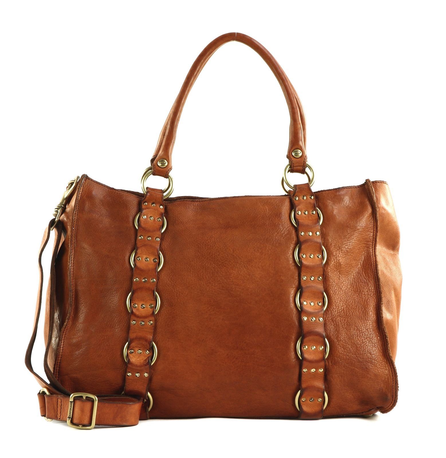 Campomaggi Schultertasche Cognac