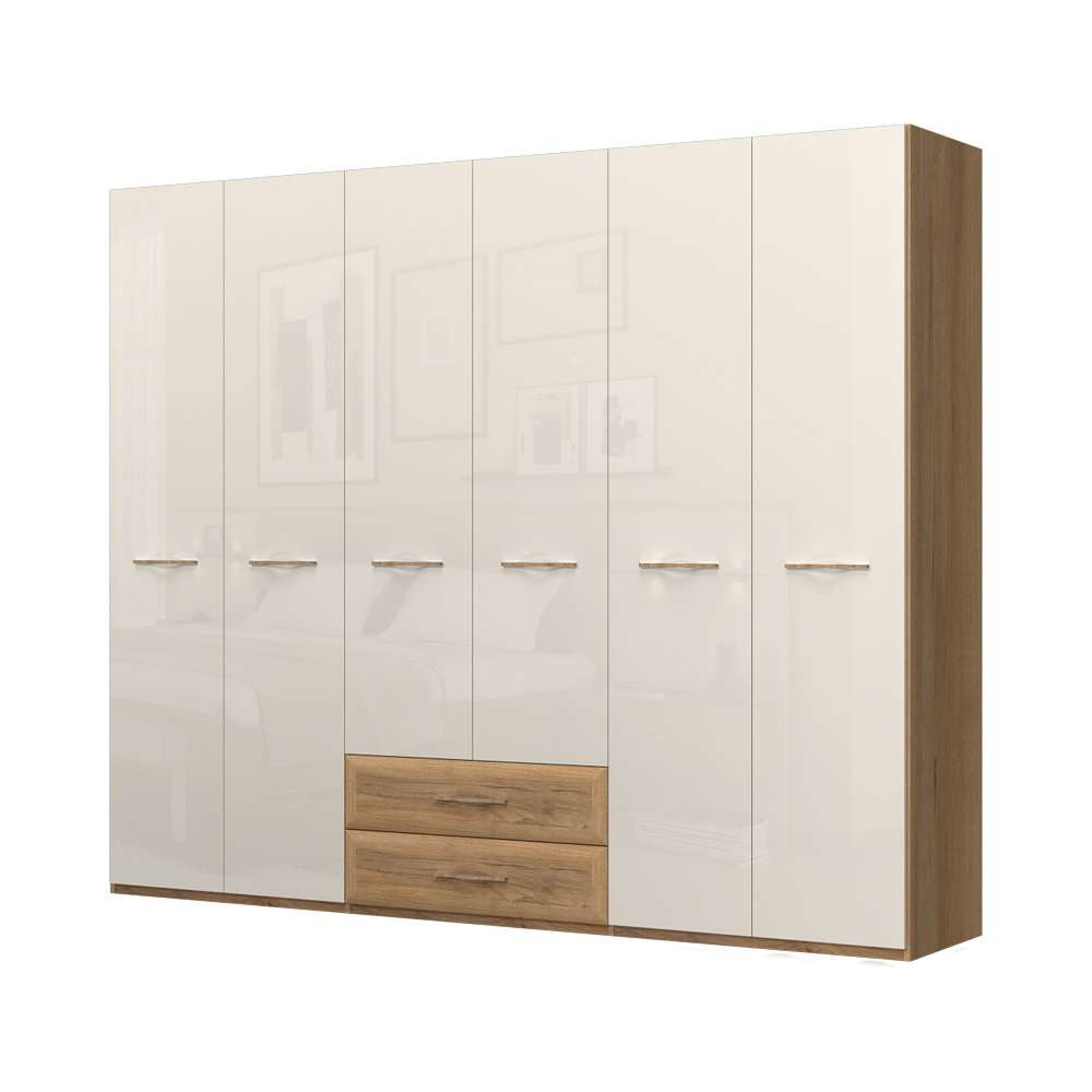 Home affaire Kleiderschrank Gala, beige hochglänzend günstig online kaufen