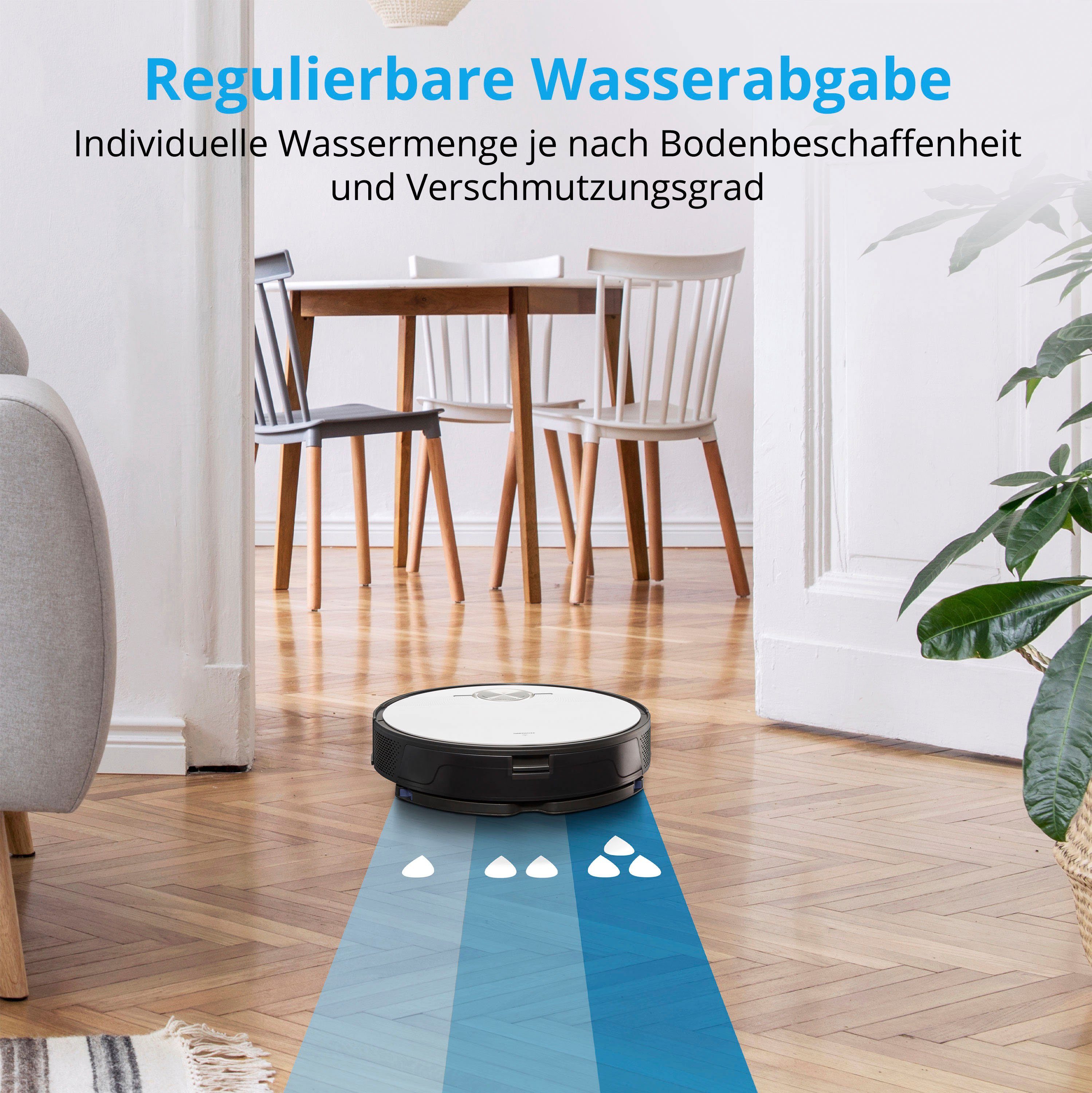 SW & Saugroboter 8.000 starke Go Saugkraft, No X50 (MD20004), mit Pa Medion® Absaugstation, Bereiche Go