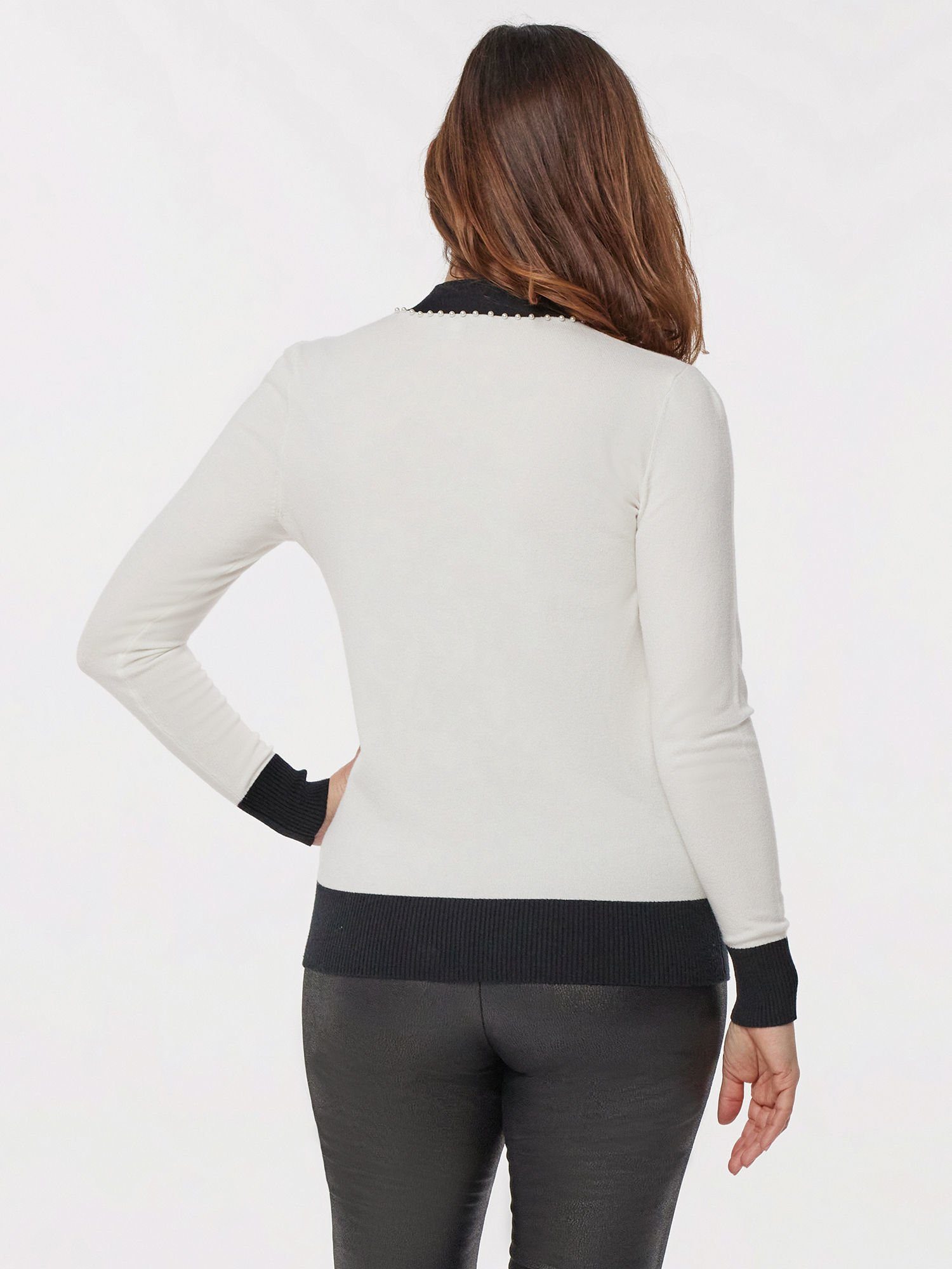 MONACO blue Strickjacke Cardigan koerpernah mit günstig online kaufen