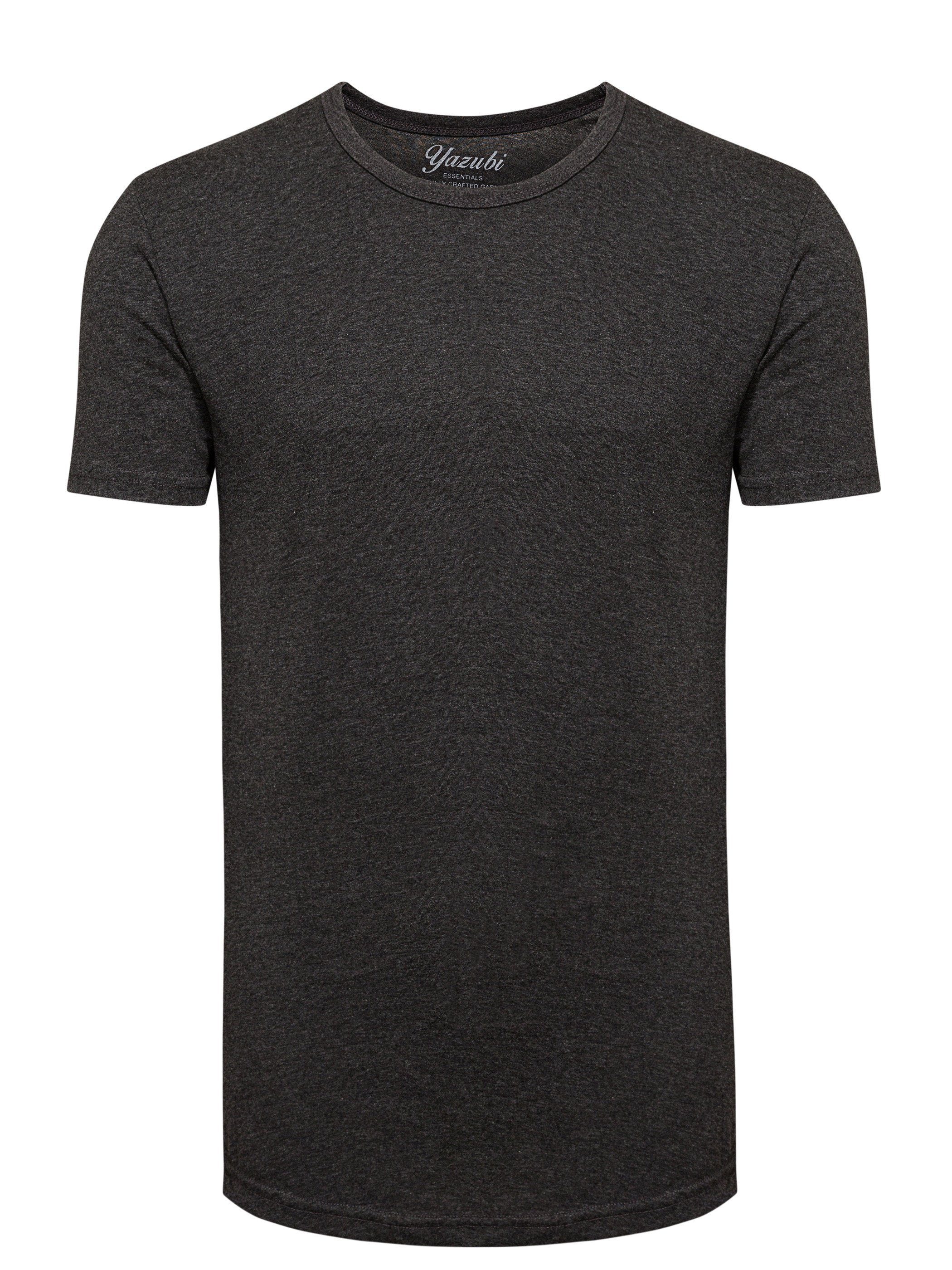 Yazubi T-Shirt Max Shaped Long Tee 3-Pack (Set, 3er-Pack) modernes Rundhalsshirt