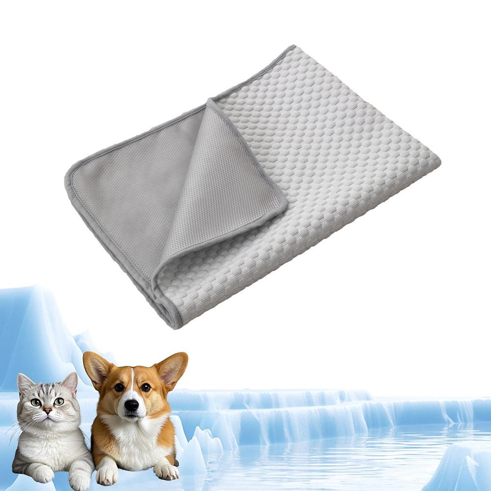 Hundematte Waschbares Haustier Kühlmatte,Sommer Kühlkissen für Hunde und Katze