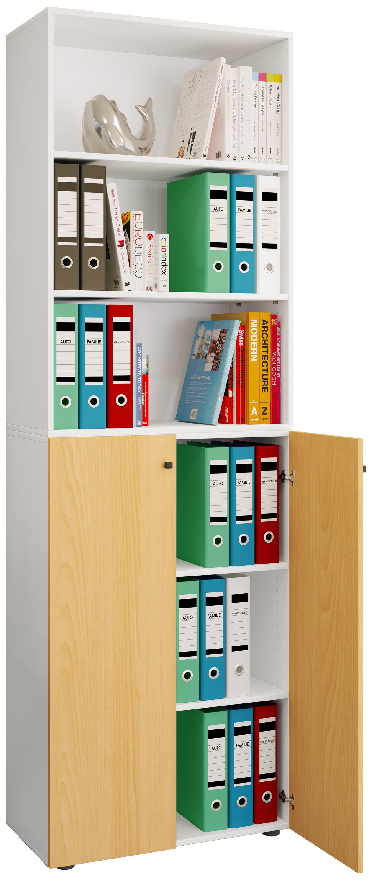 VCM Aktenschrank Büroschrank Regal Ordner Aktenschrank günstig online kaufen