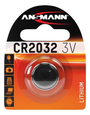 ANSMANN AG 10x CR2032 Batterie Lithium Knopfzelle 3V /für TAN-Gerät, Uhren, etc. Knopfzelle