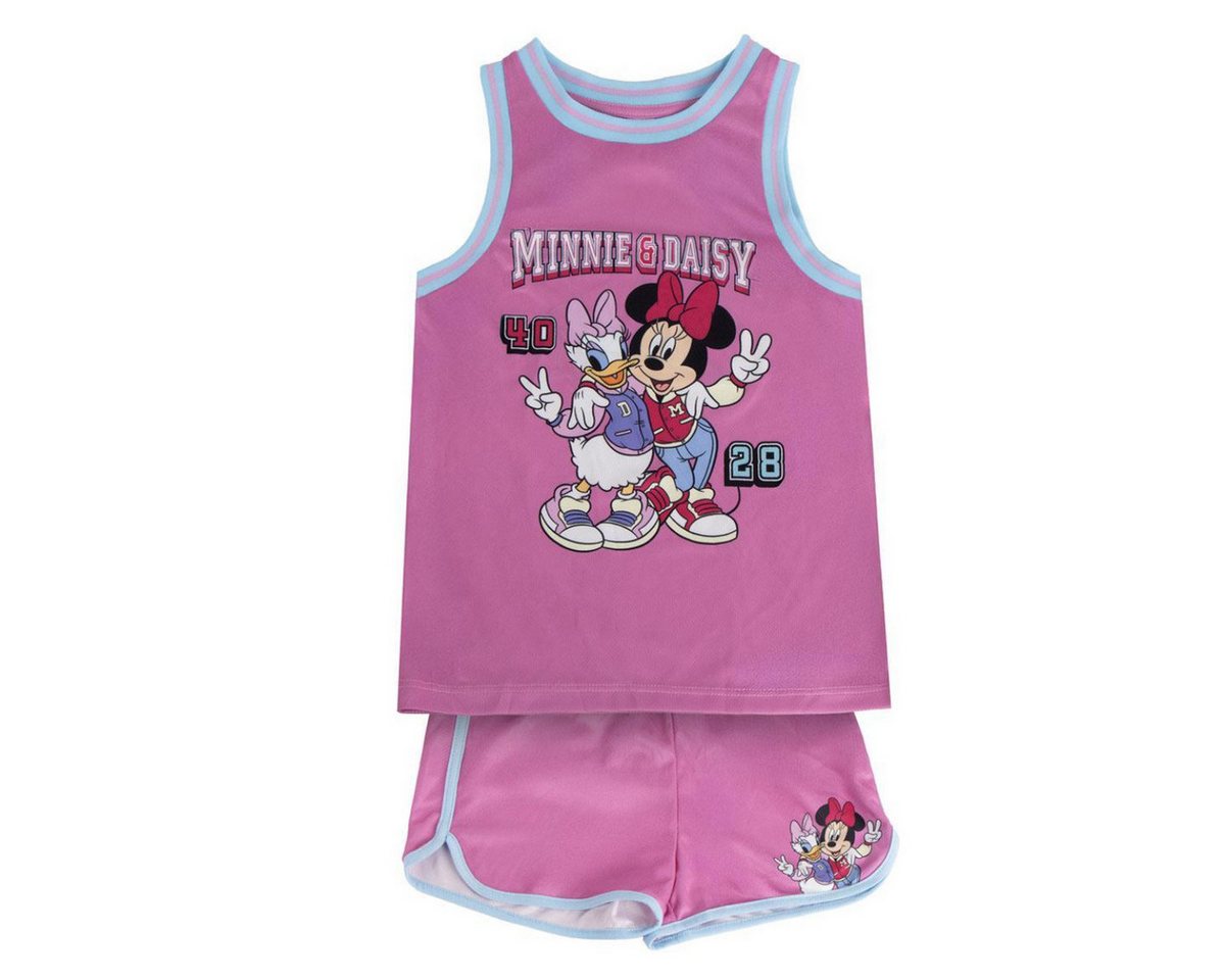 Disney Minnie Mouse Freizeitanzug - Kinder Trainingsset 2 Teilig Sportbekleidung Schule Freizeit (2-tlg)