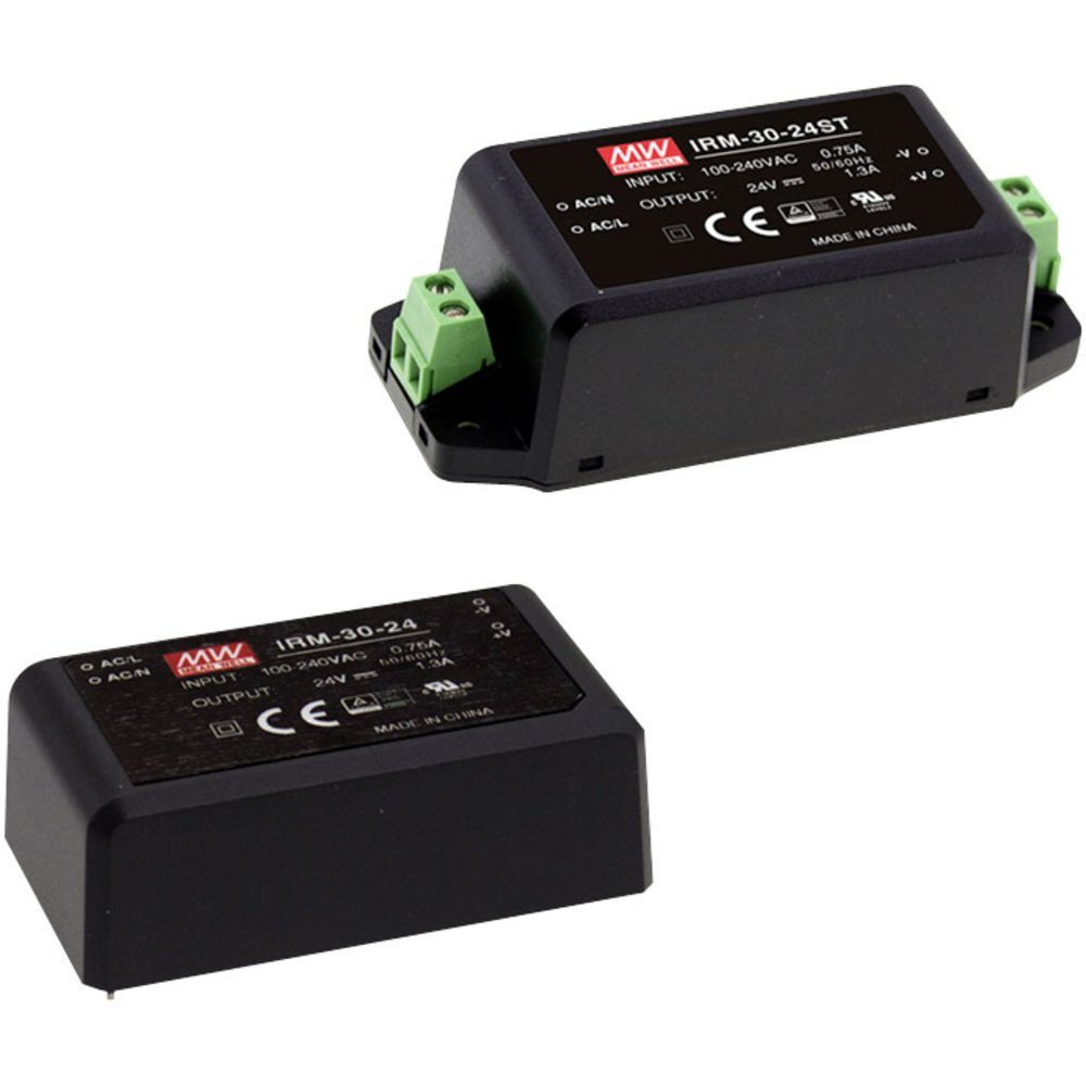 MW Mean Well IRM-30-24ST AC/DC-Printnetzteil 24 V 1300 mA 31.2 W AC/DC-Einbaunetzteil