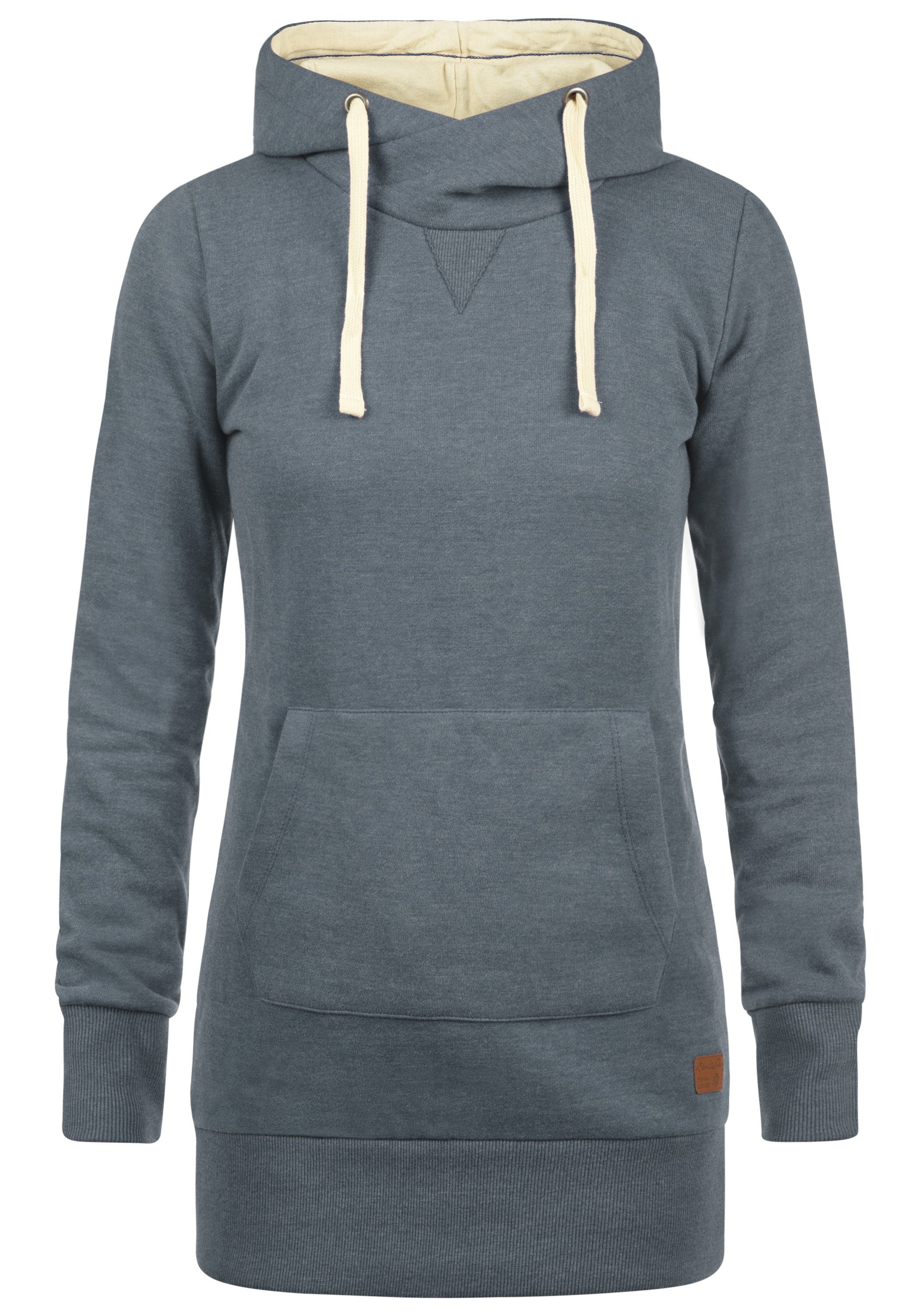 Blend she Hoodie Jenny lang geschnittenes Kapuzensweatshirt