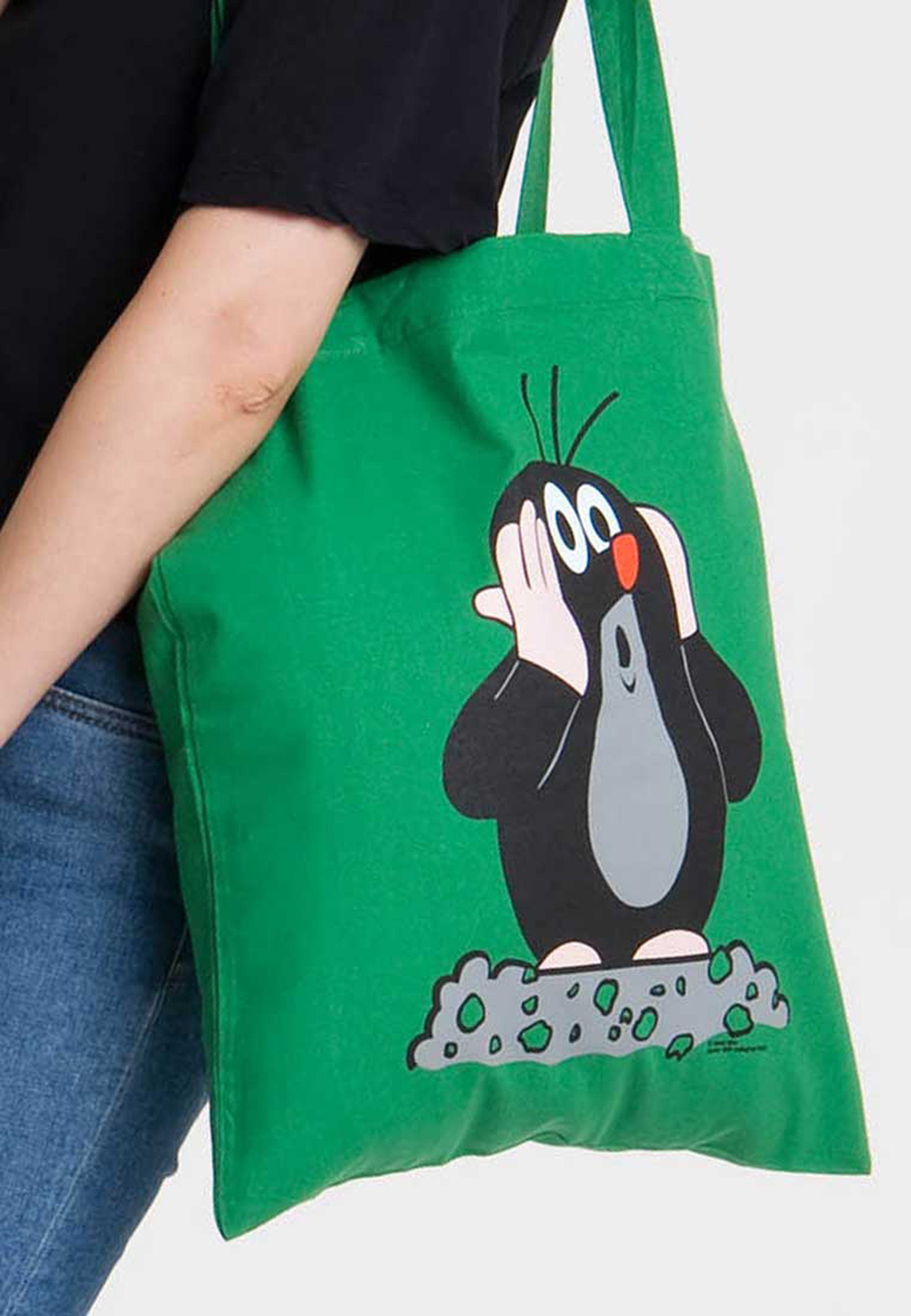 LOGOSHIRT Henkeltasche Baumwolltasche Der kleine Maulwurf, mit Der kleine Maulwurf-Motiv