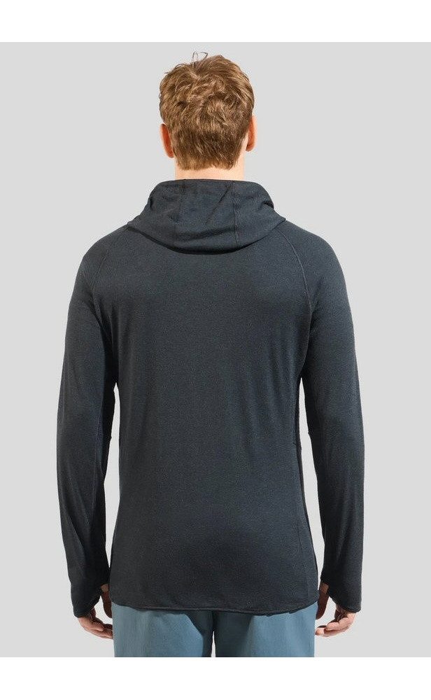 Odlo Kapuzenpullover Kapuzenjacke Ascent Micro Performance 125 (Wollmischgewebe)