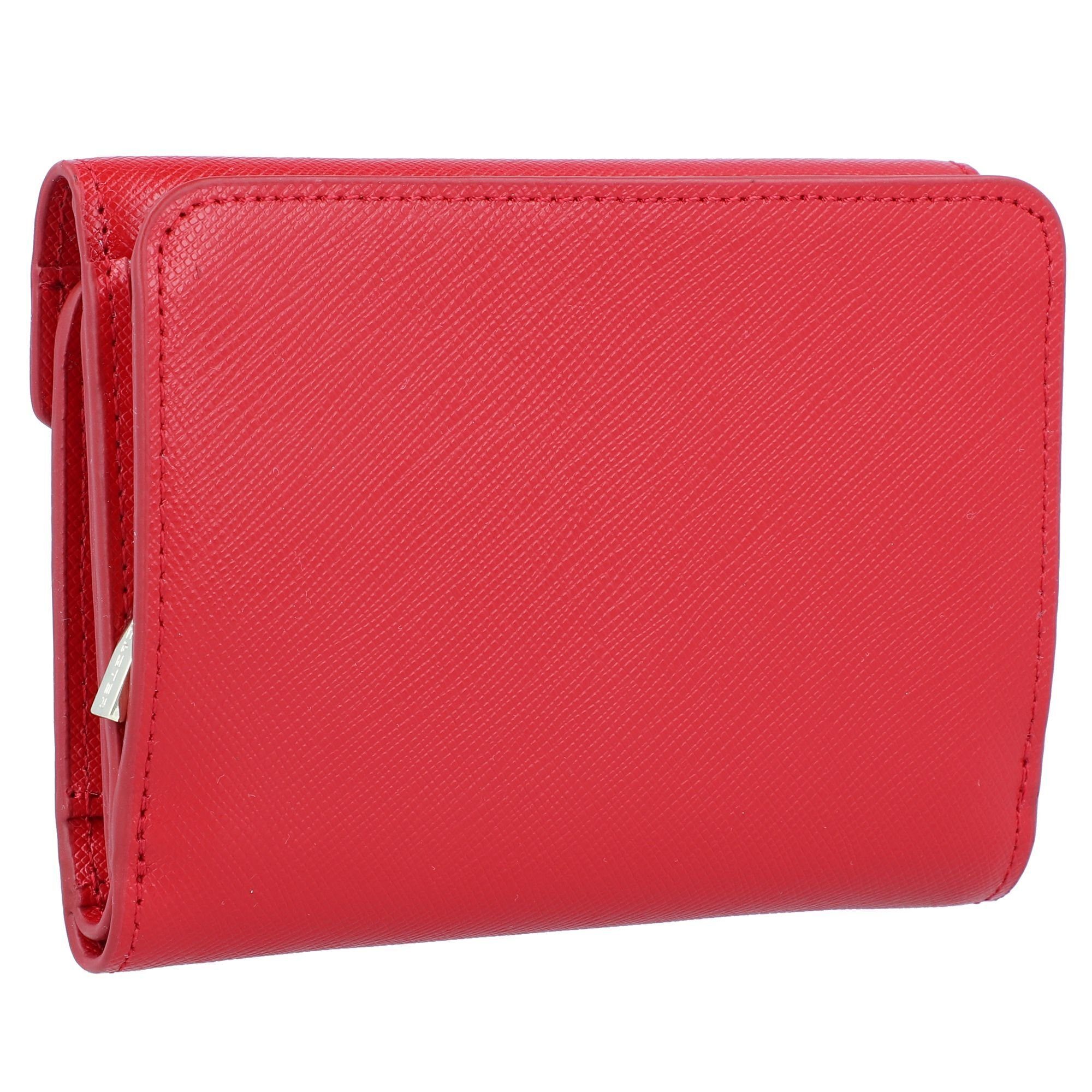 LANCASTER Geldbörse Saffiano Signature, Leder rouge