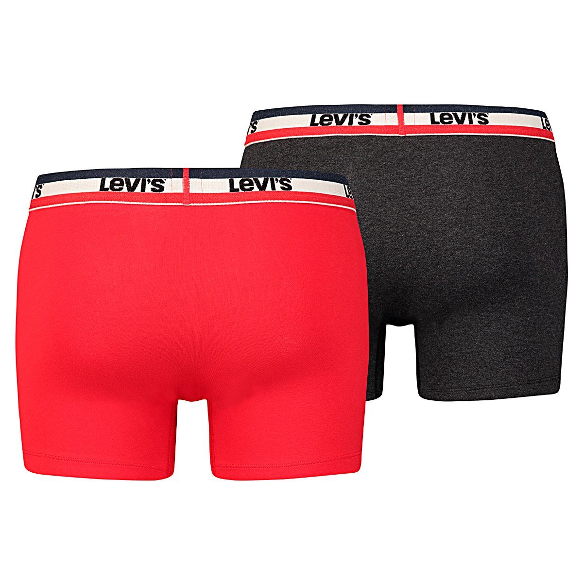 Levi's® / Brief 2P Boxershorts Levis Black Boxer - 786 Red