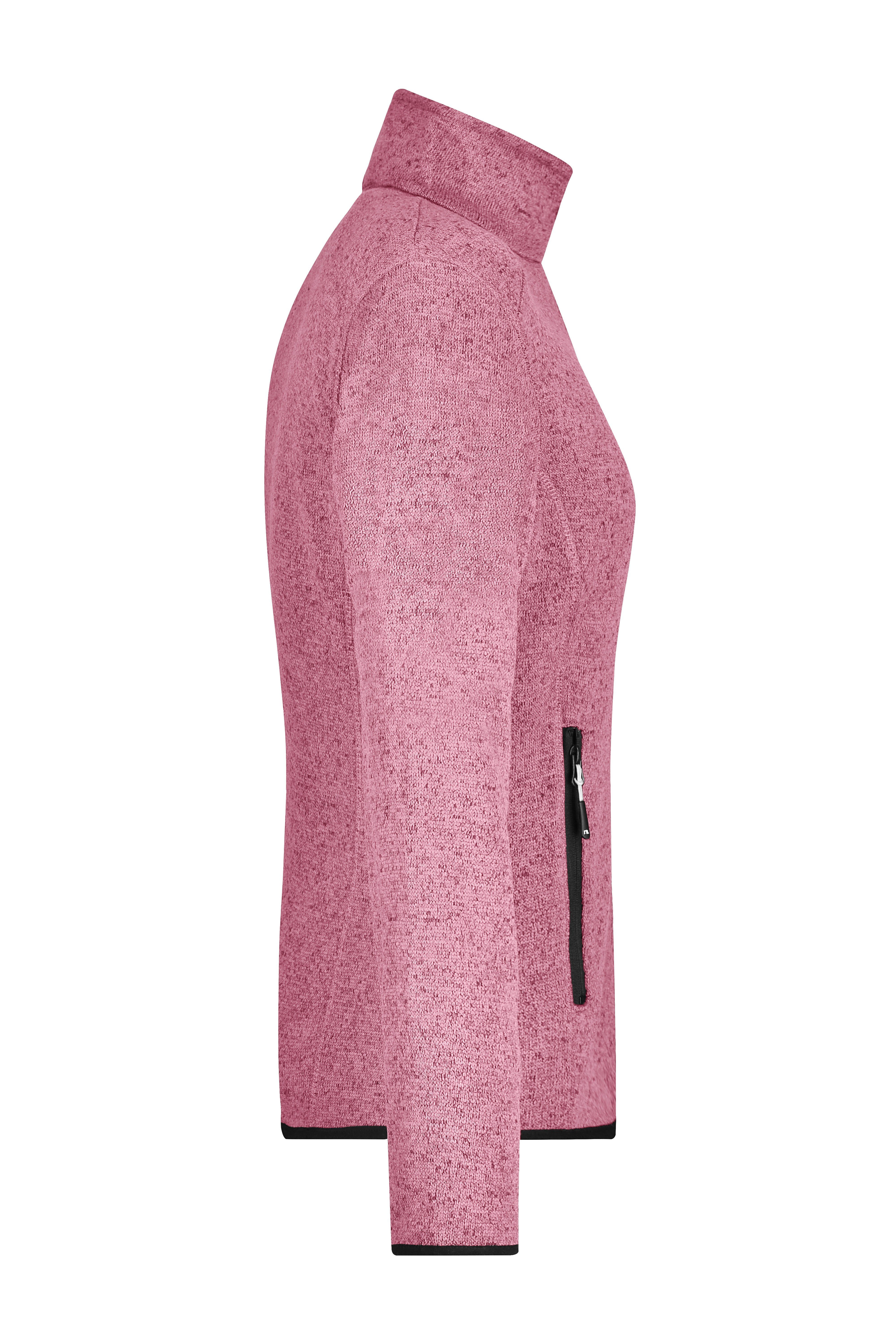 James & Nicholson Fleecejacke Damen Slim Strickfleece Jacke / Fleecejacke o günstig online kaufen