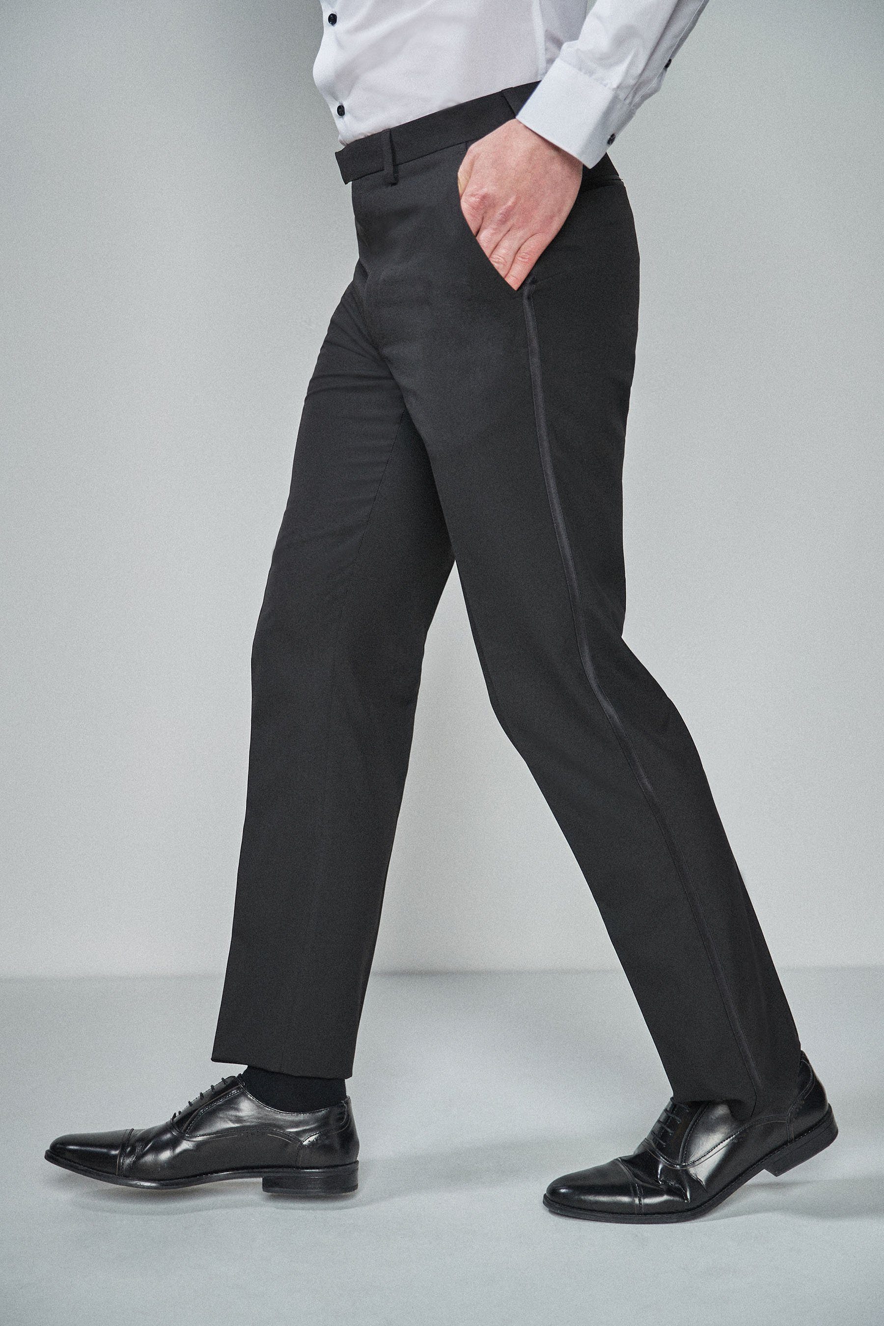 Anzughose Tuxedo Trousers With Contrast Tape Detail