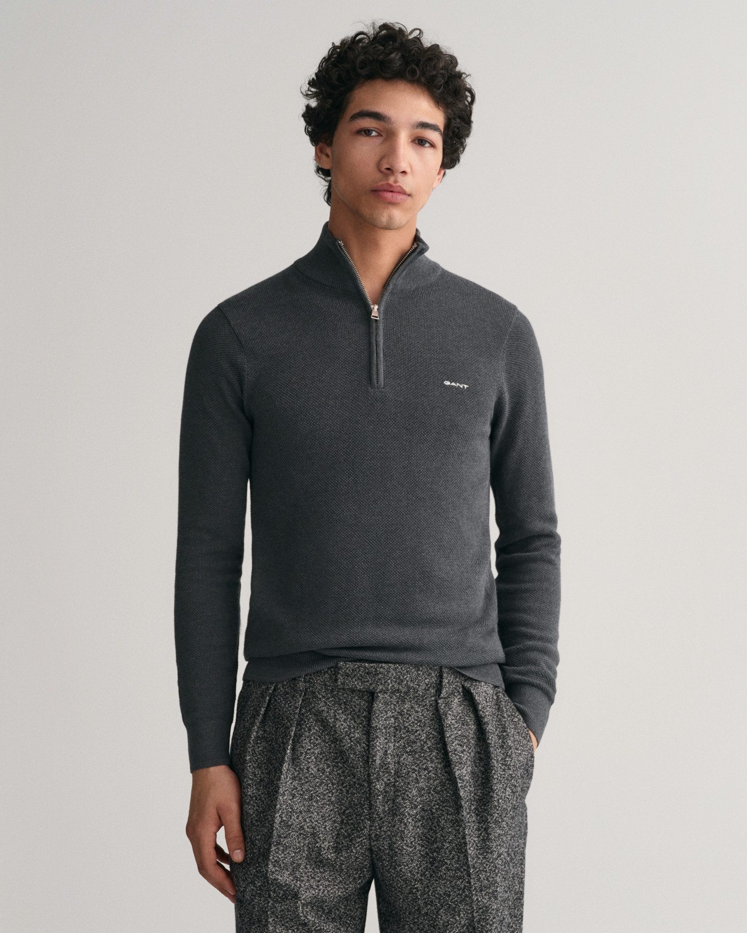 Gant Troyer COTTON PIQUE HALF ZIP günstig online kaufen