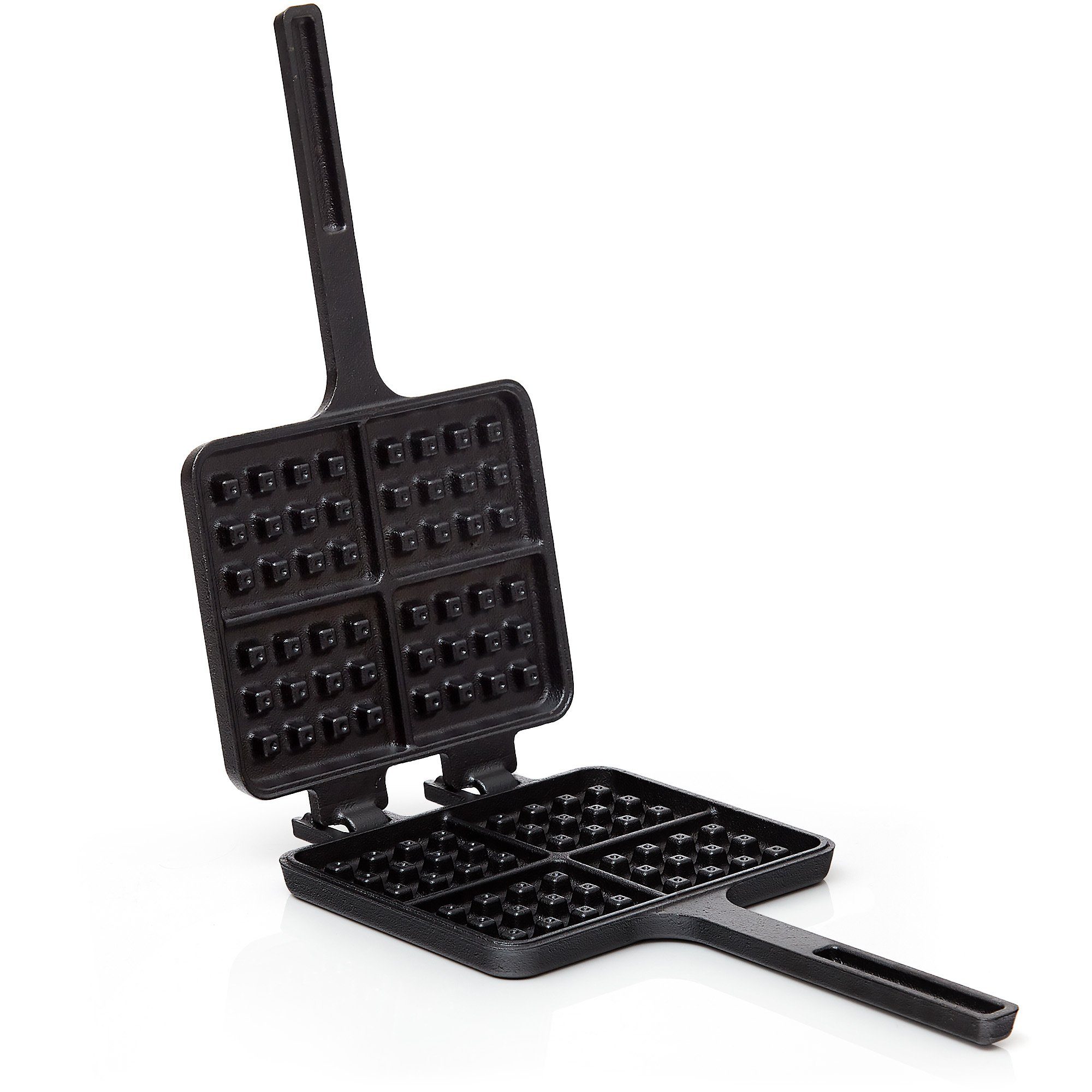 BBQ Nerd Waffeleisen, Waffelform aus Eisen für belgische Waffeln ...