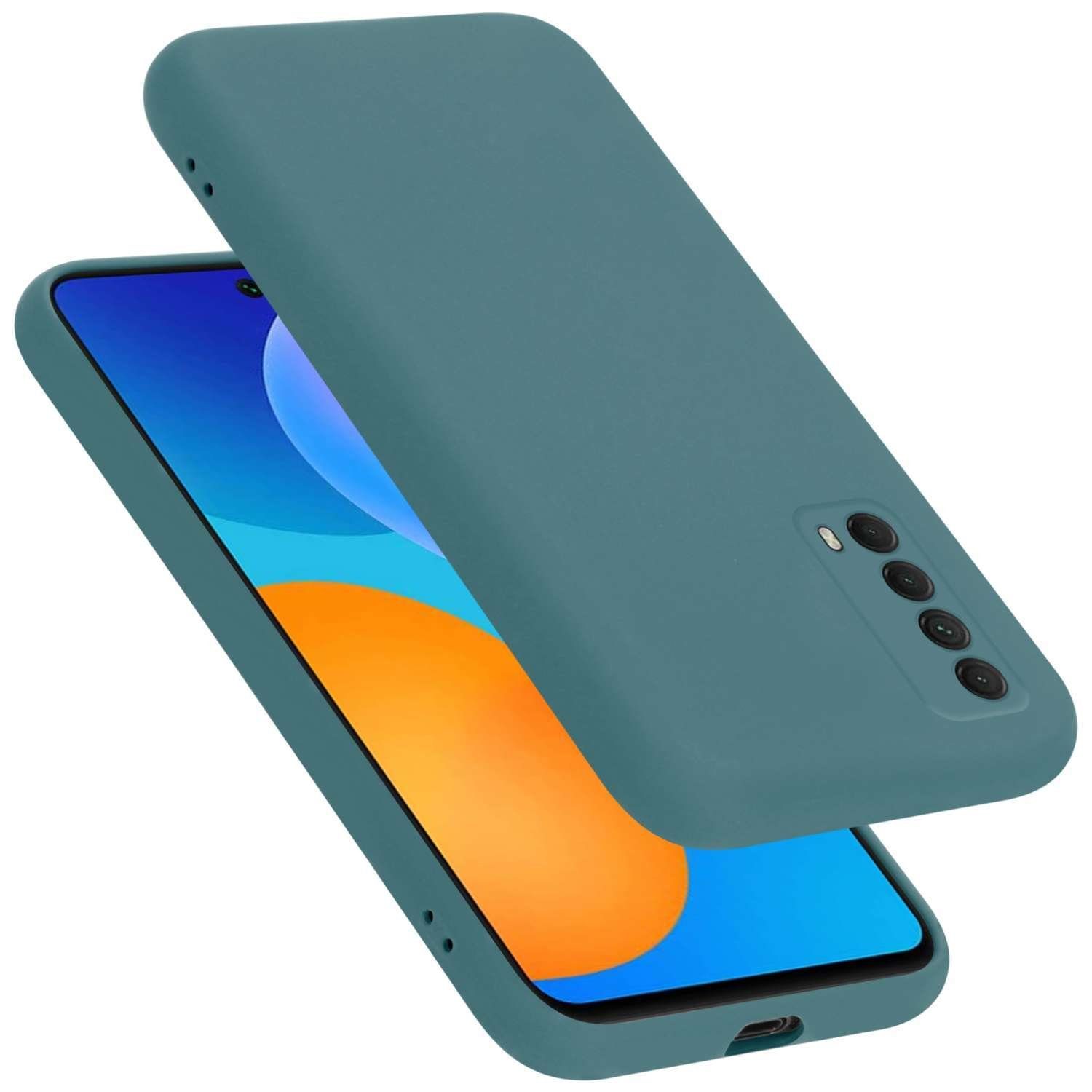 Cadorabo Handyhülle für Huawei P SMART 2021 Hülle Huawei P SMART 2021, Flexible Hülle TPU Silikon Schutzhülle Back Cover Case