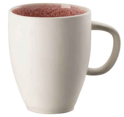 Rosenthal Becher Junto Rose Quartz Becher mit Henkel 0,38 l, Steinzeug