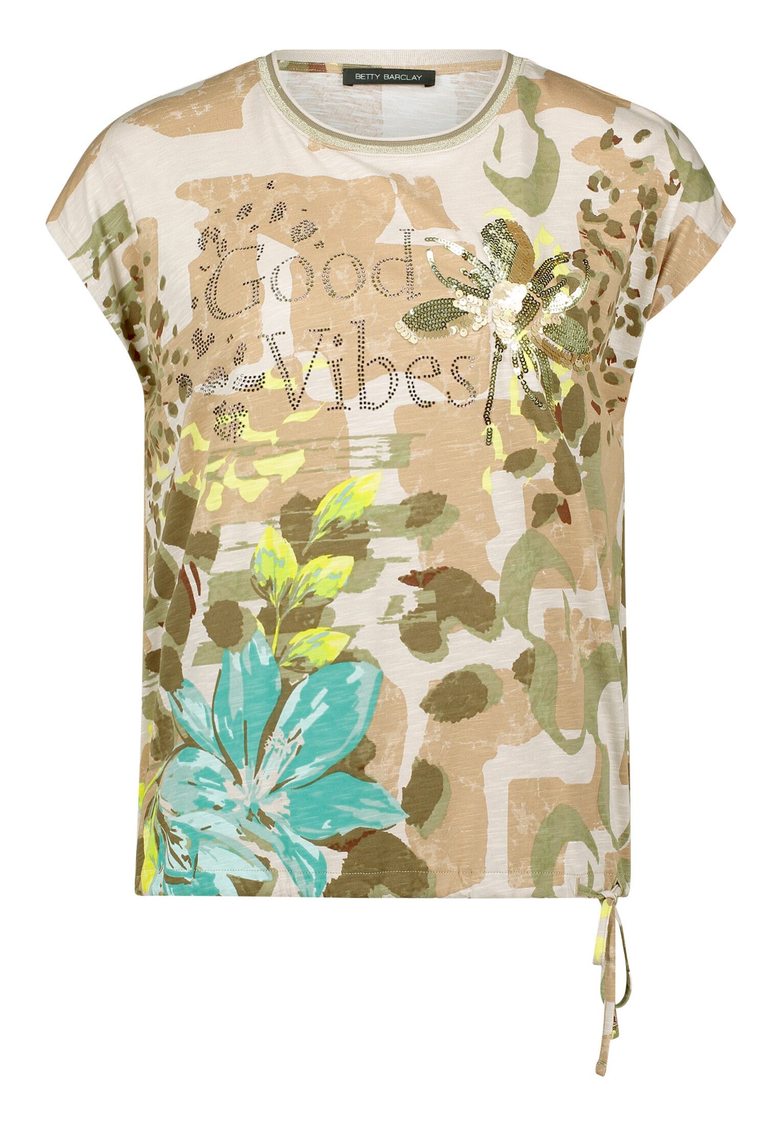 Betty Barclay Kurzarmshirt Damen mit Tunnelzug (1-tlg)