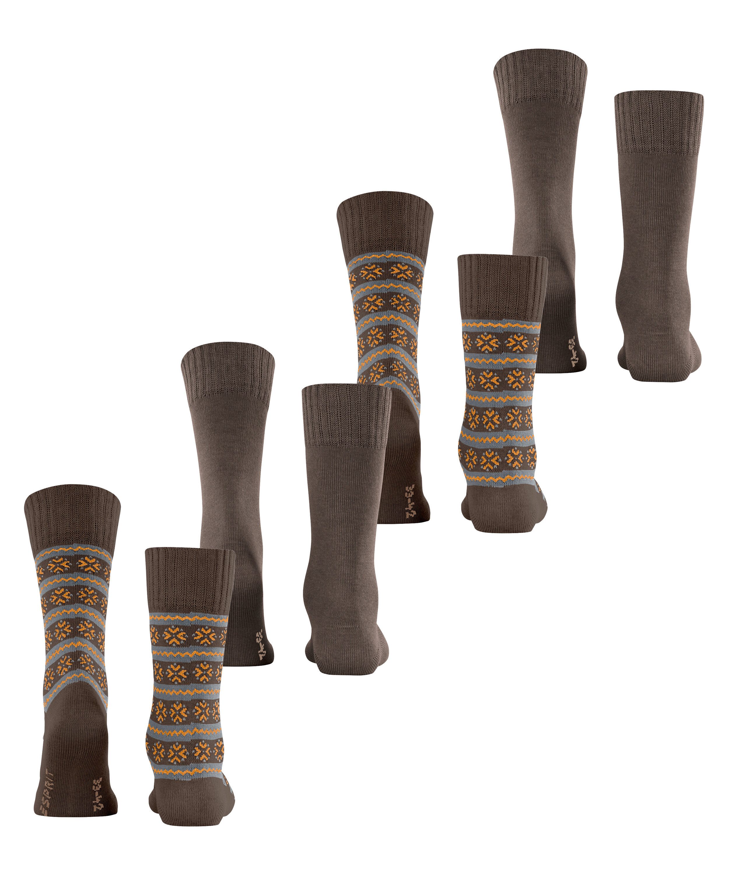 Esprit Socken Scandi Norwegian 4-Pack (4-Paar)