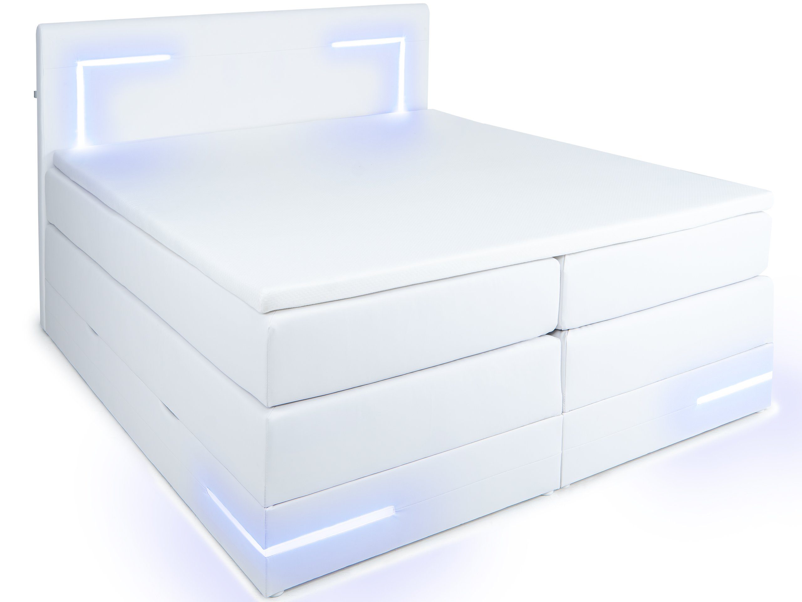 wonello Boxspringbett Lights 2.0, mit LED günstig online kaufen