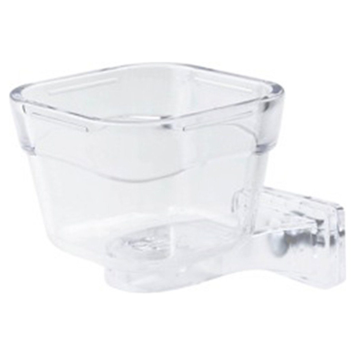 Futternapf Napf für Papageien Transparent