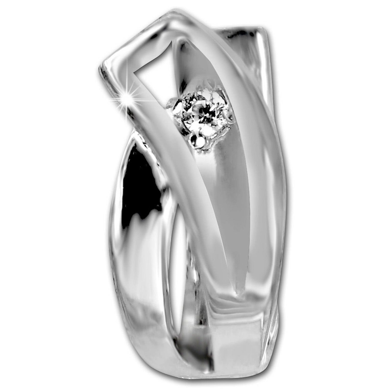 SilberDream Paar Creolen SilberDream weiß Fantasie Ohrringe (Creolen), Dame günstig online kaufen