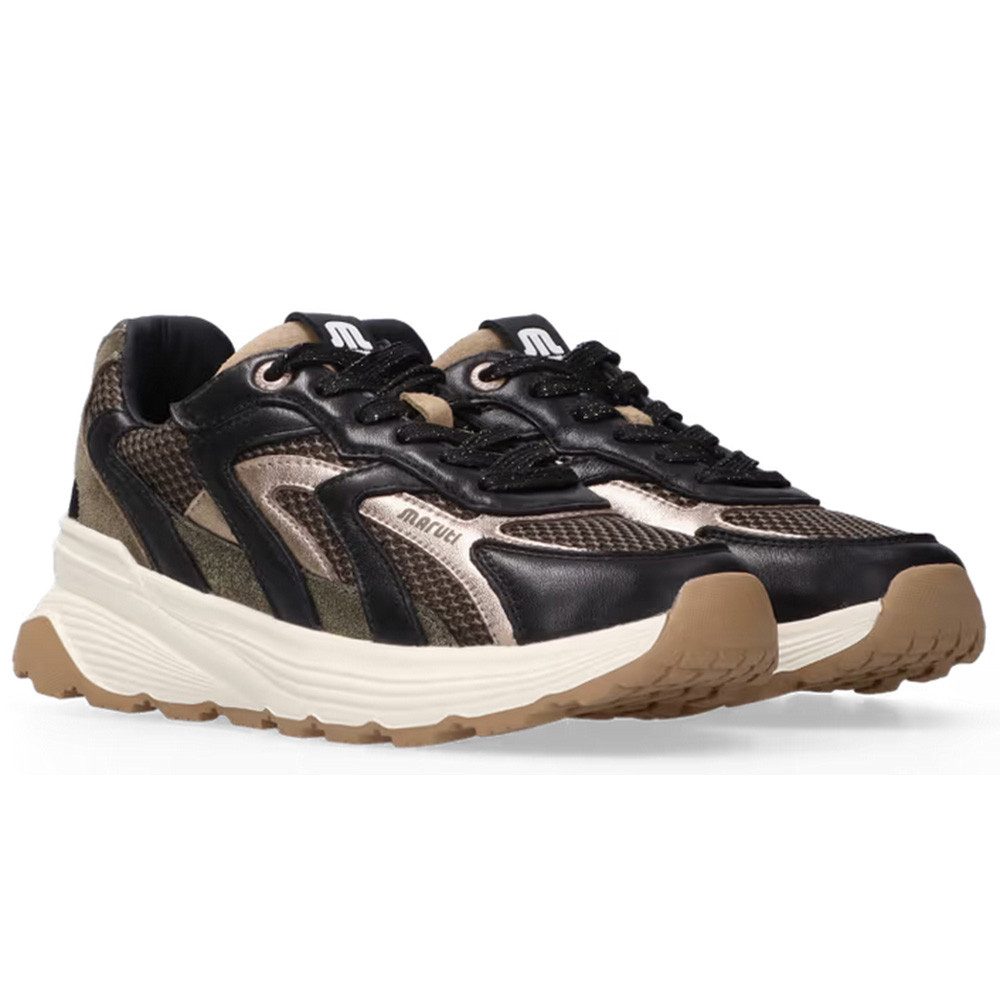 Maruti Dora Leather Green Black - Bronze - Green Кросівки