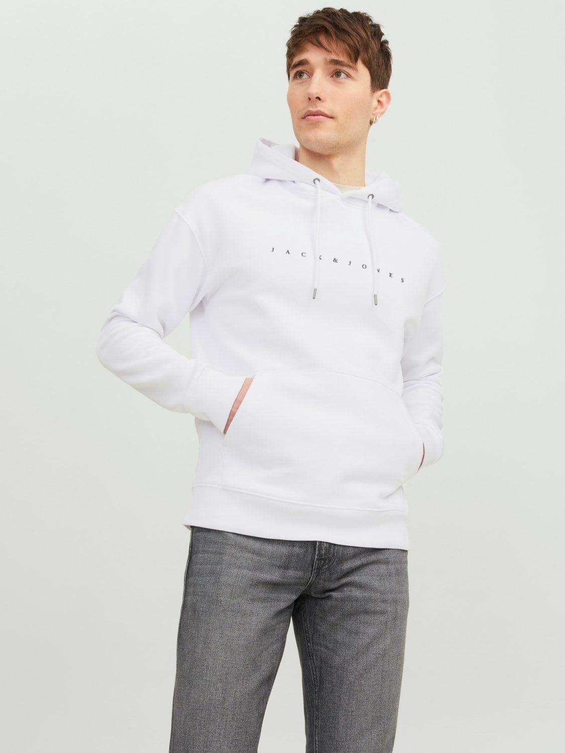 Jack & Jones Hoodie Star (1-tlg) langarm, Kapuze, Kordel, Bauschtasche günstig online kaufen