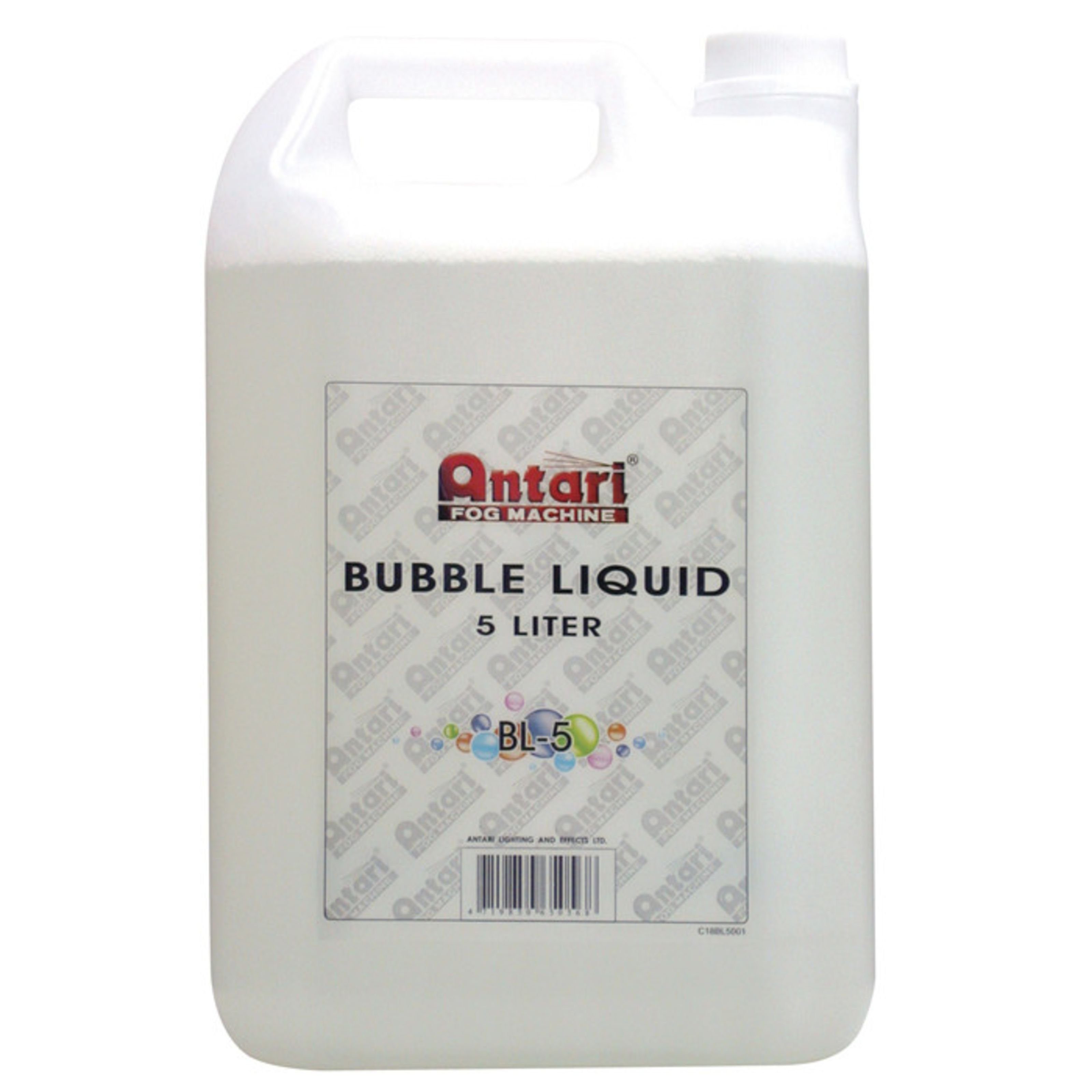 ANTARI Discolicht, BL-5 BUBBLE LIQUID - Nebelfluid