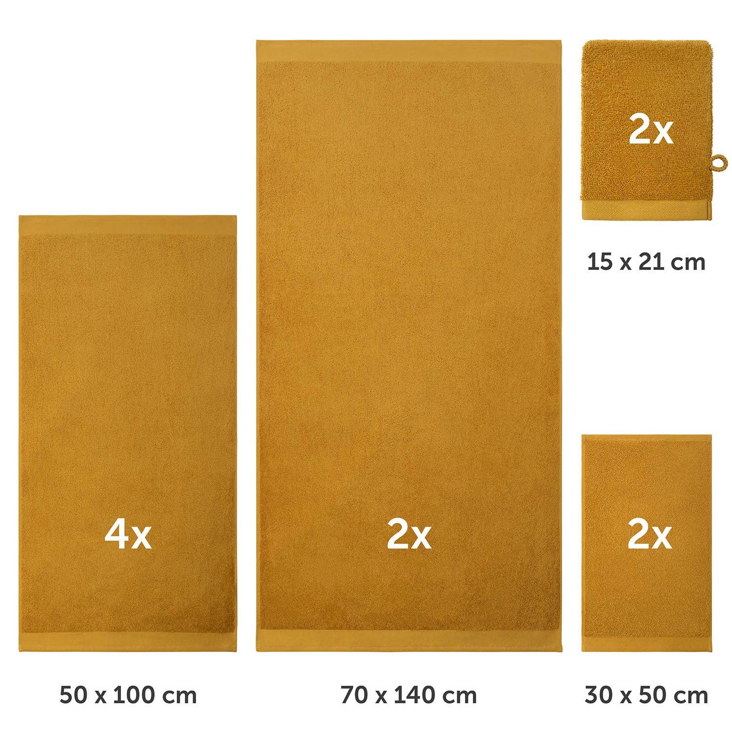 Blumtal Handtuch Set Blumtal 10 Teilig - Handtücher Set 100% Baumwolle, wei günstig online kaufen