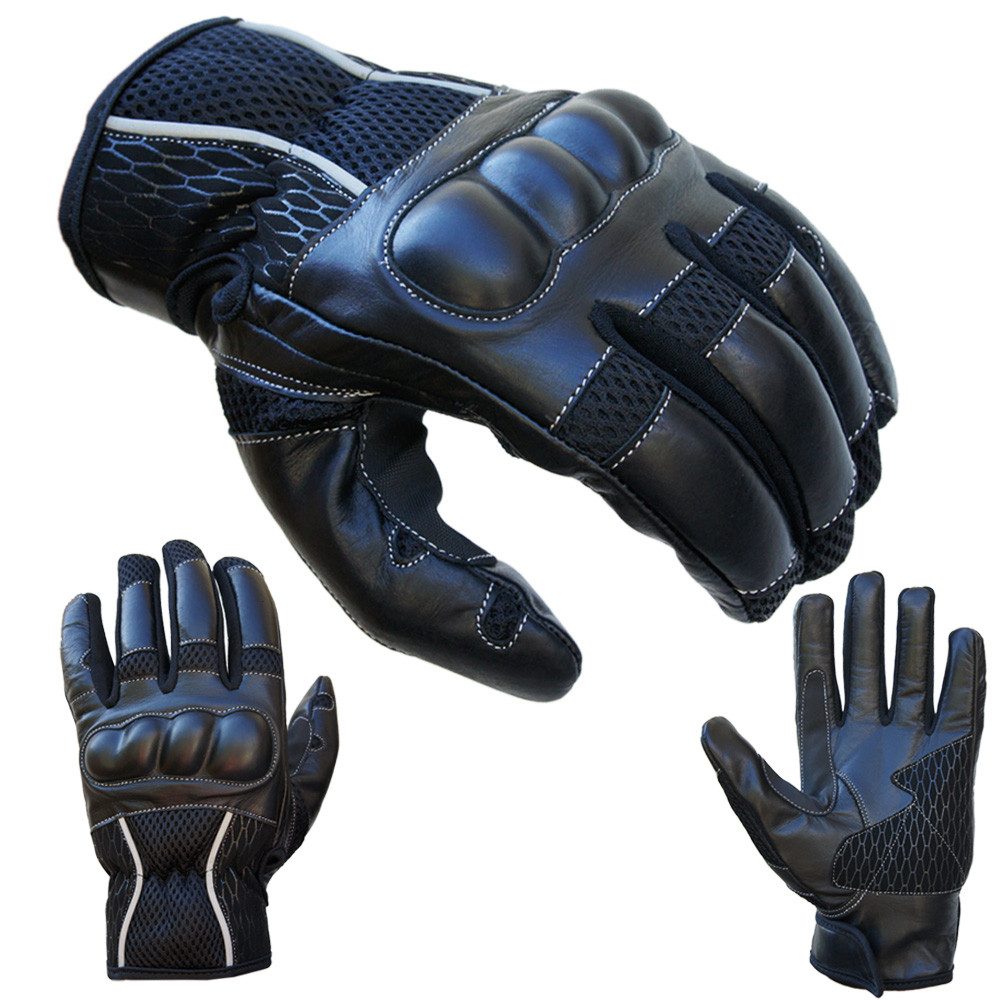 PROANTI Motorradhandschuhe Motorradhandschuhe Sommer Motorrad Handschuhe kurz Damen Herren