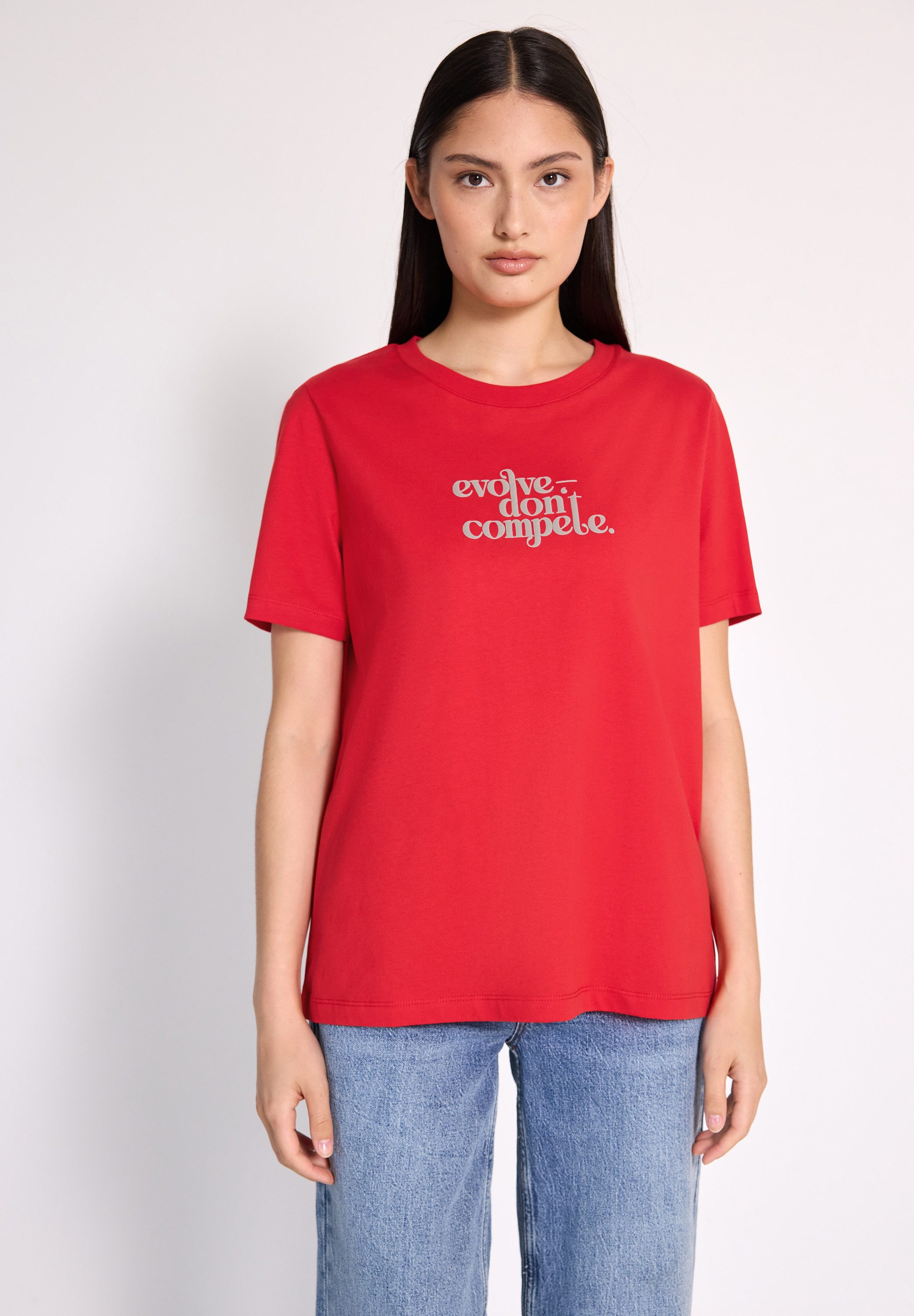 STREET ONE STUDIO T-Shirt aus reiner günstig online kaufen