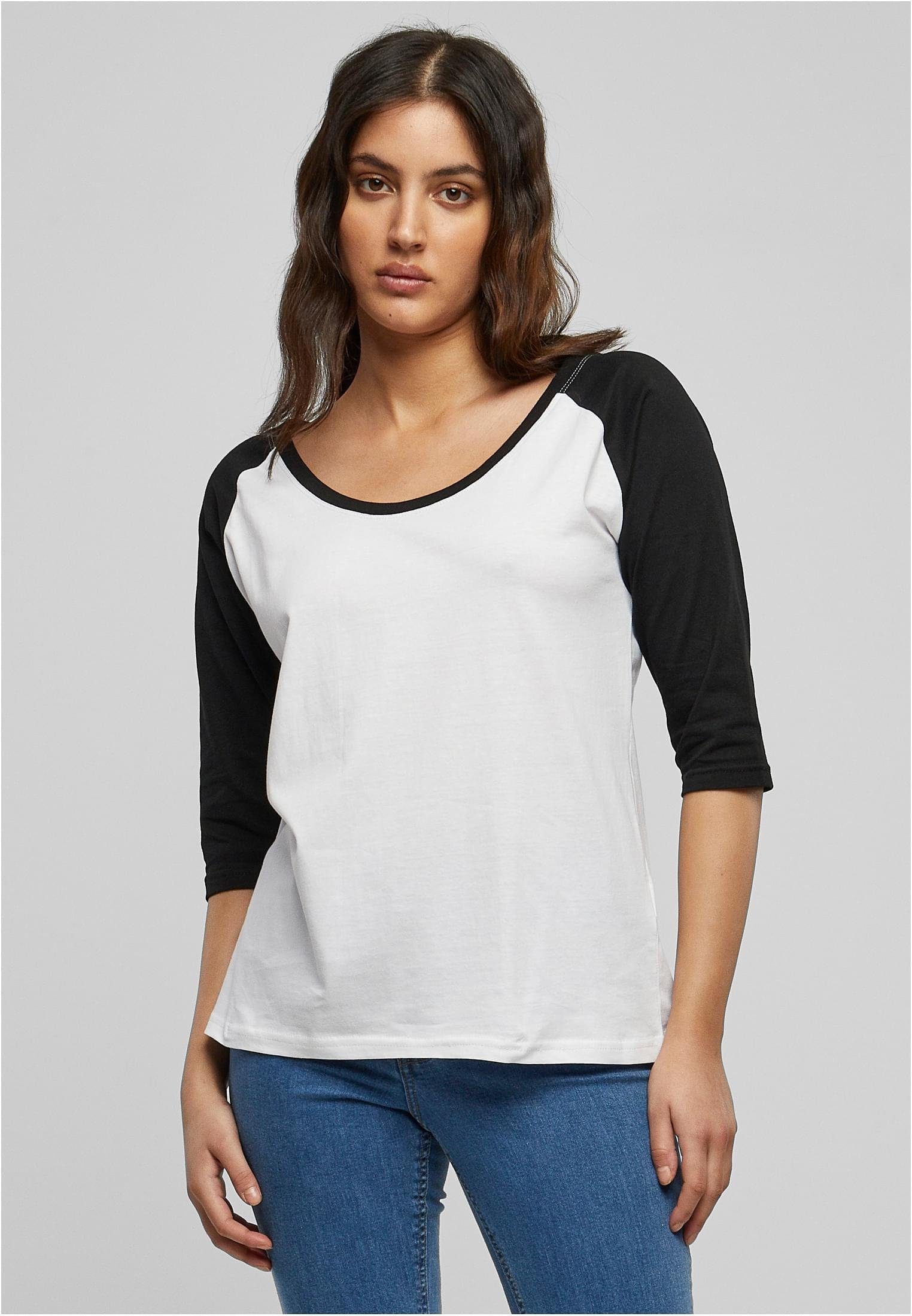 Longsleeve Ladies 3/4 Contrast Raglan Tee XS bis 5XL